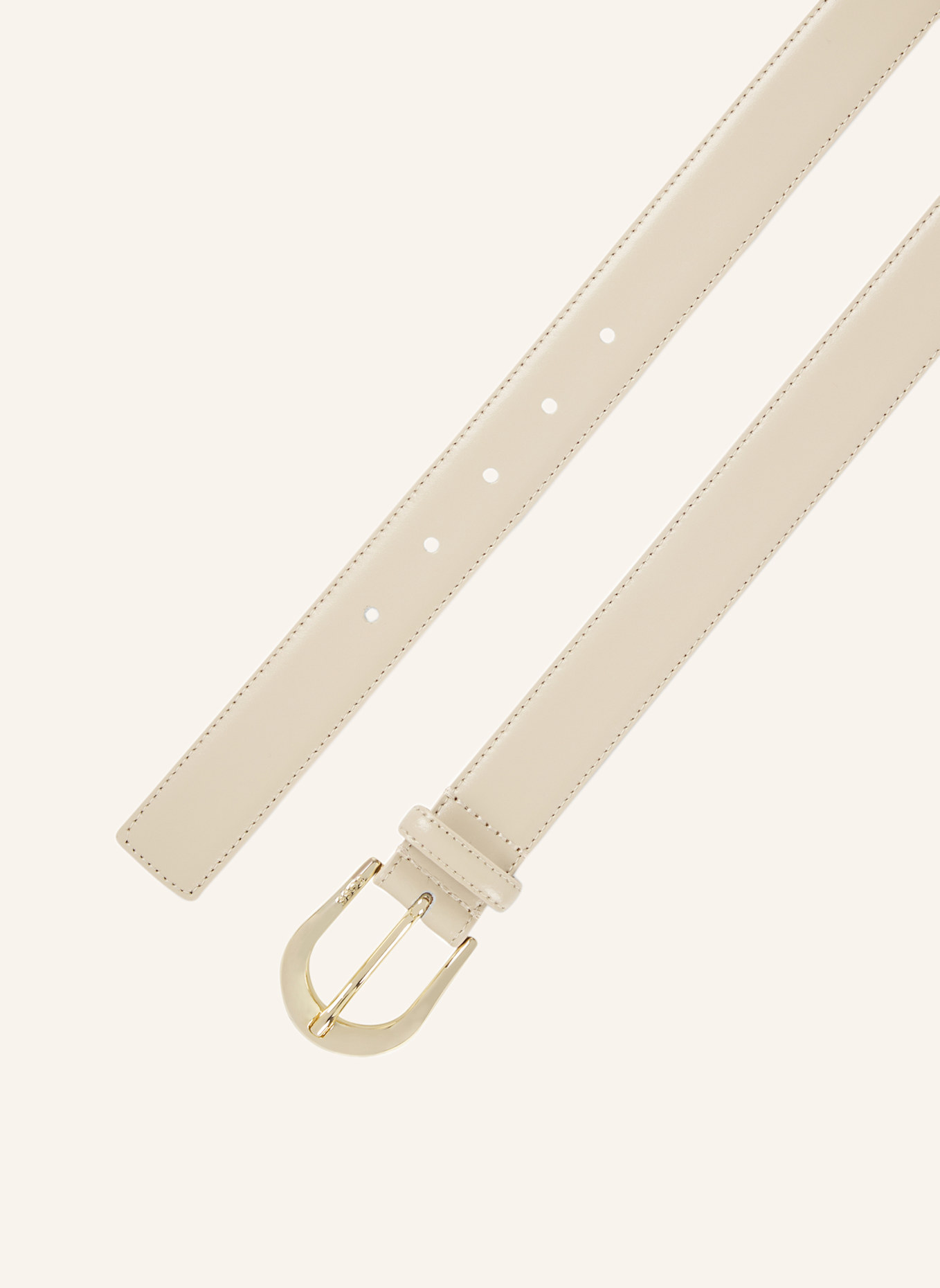 BOSS Ledergürtel CAROL: BEIGE