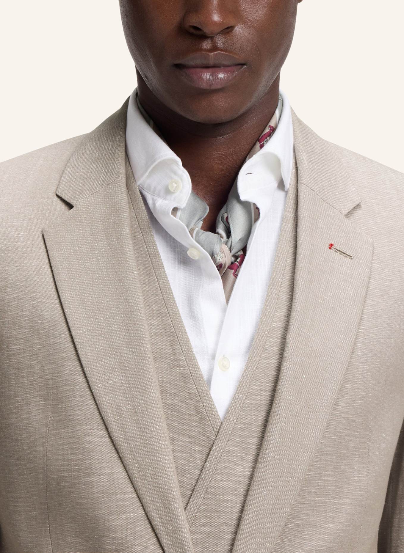 HUGO Business Anzug HENRY-GETLIN253X Slim Fit: HELLBRAUN