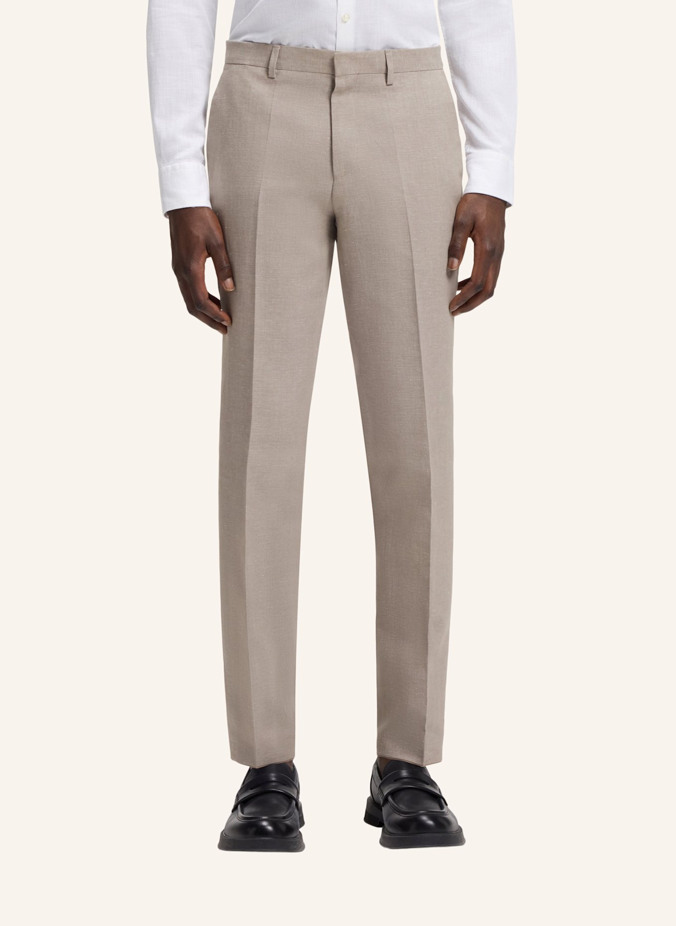 HUGO Business Anzug HENRY-GETLIN253X Slim Fit: HELLBRAUN