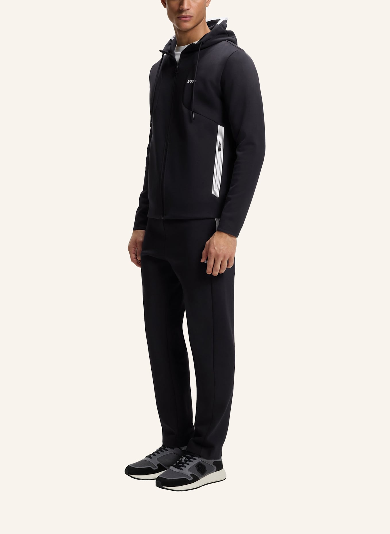 BOSS Casual Hose HADIM 1_IN Regular Fit: DUNKELBLAU