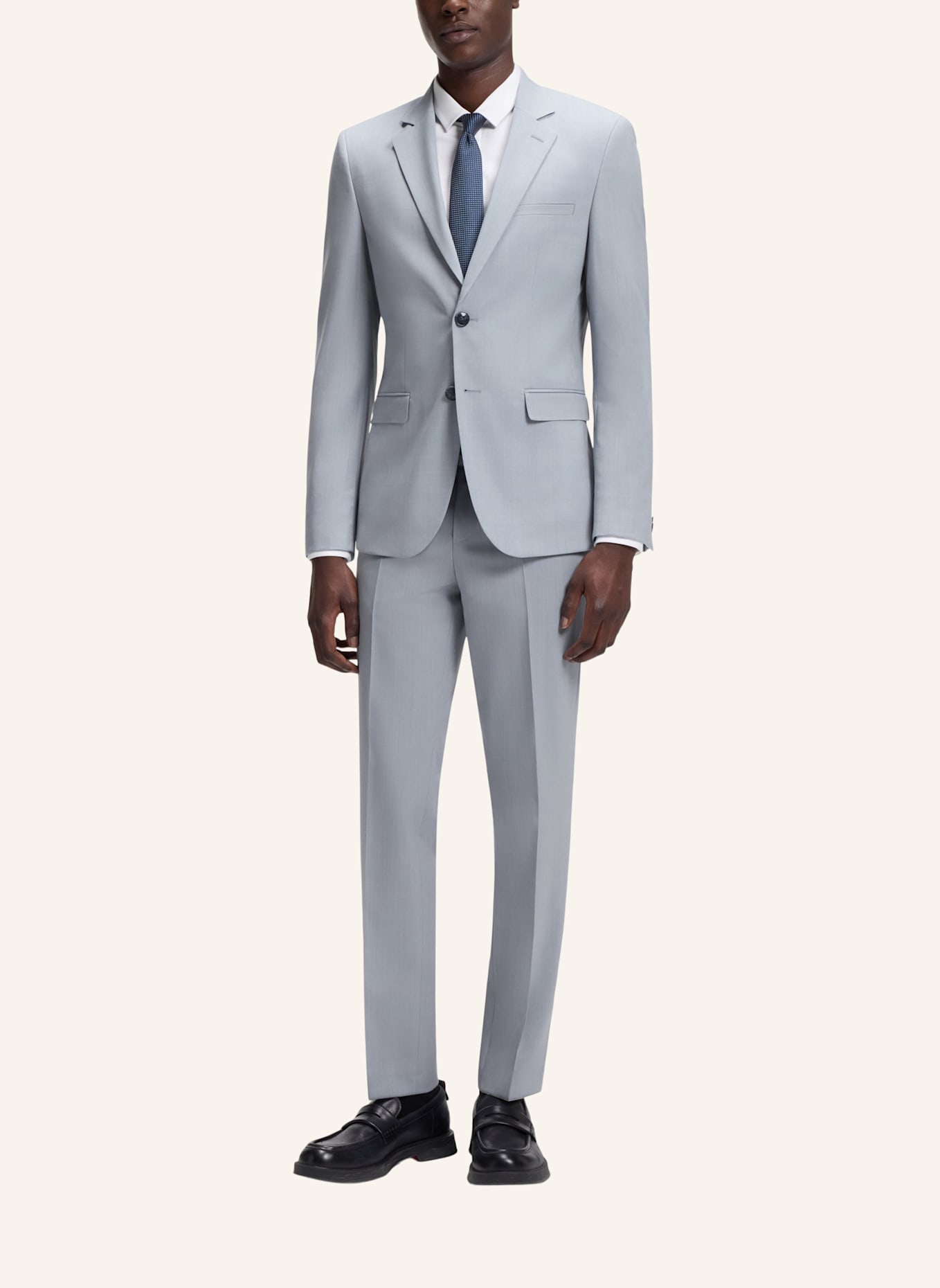 HUGO Business Anzug ARTI-HESTEN253X Extra-Slim Fit: BLAU