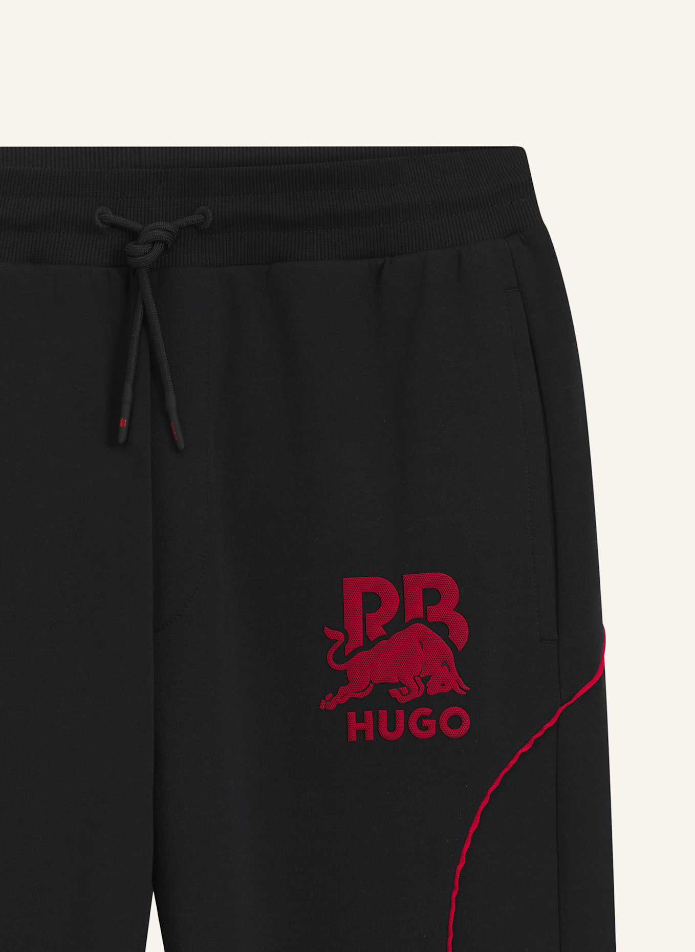 HUGO Casual Hose DUSSON_RB Relaxed Fit: SCHWARZ