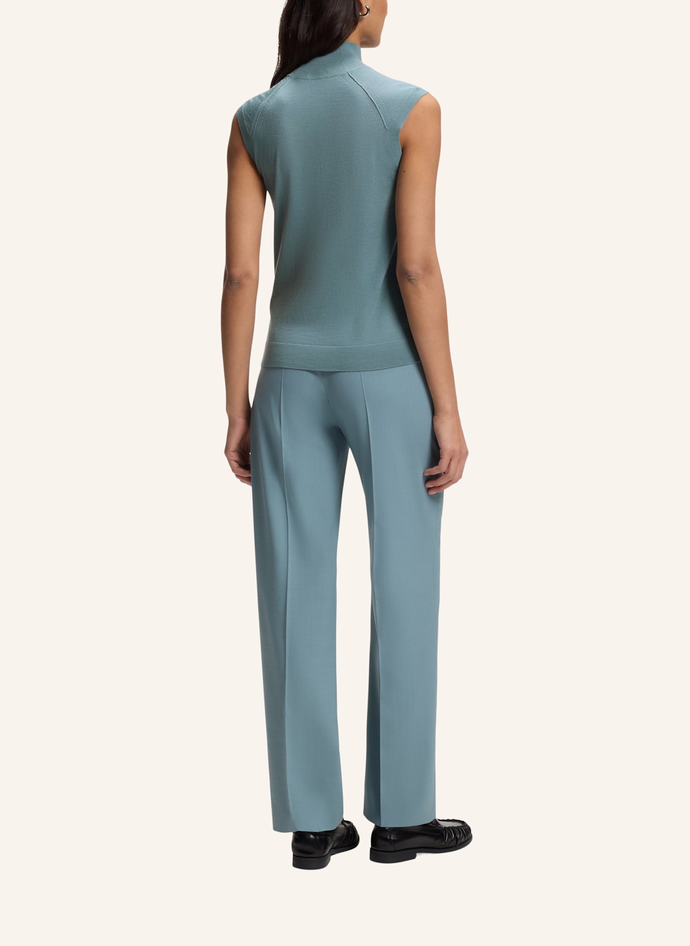 BOSS Stricktop FIPINI: BLAU