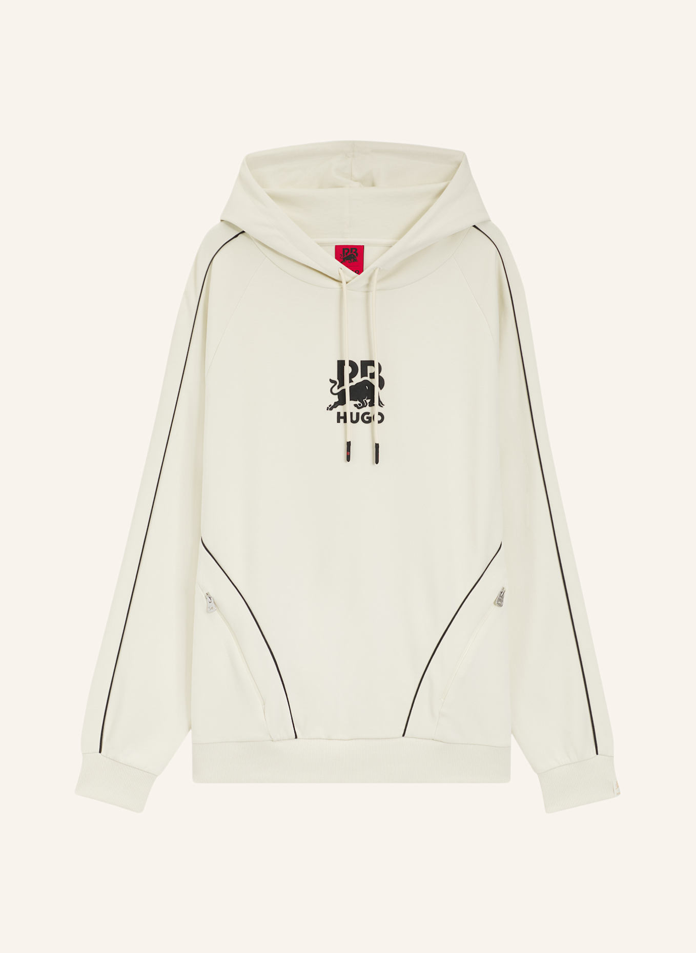 HUGO Sweatshirt DOFRENTIS_RB Relaxed Fit: WEISS