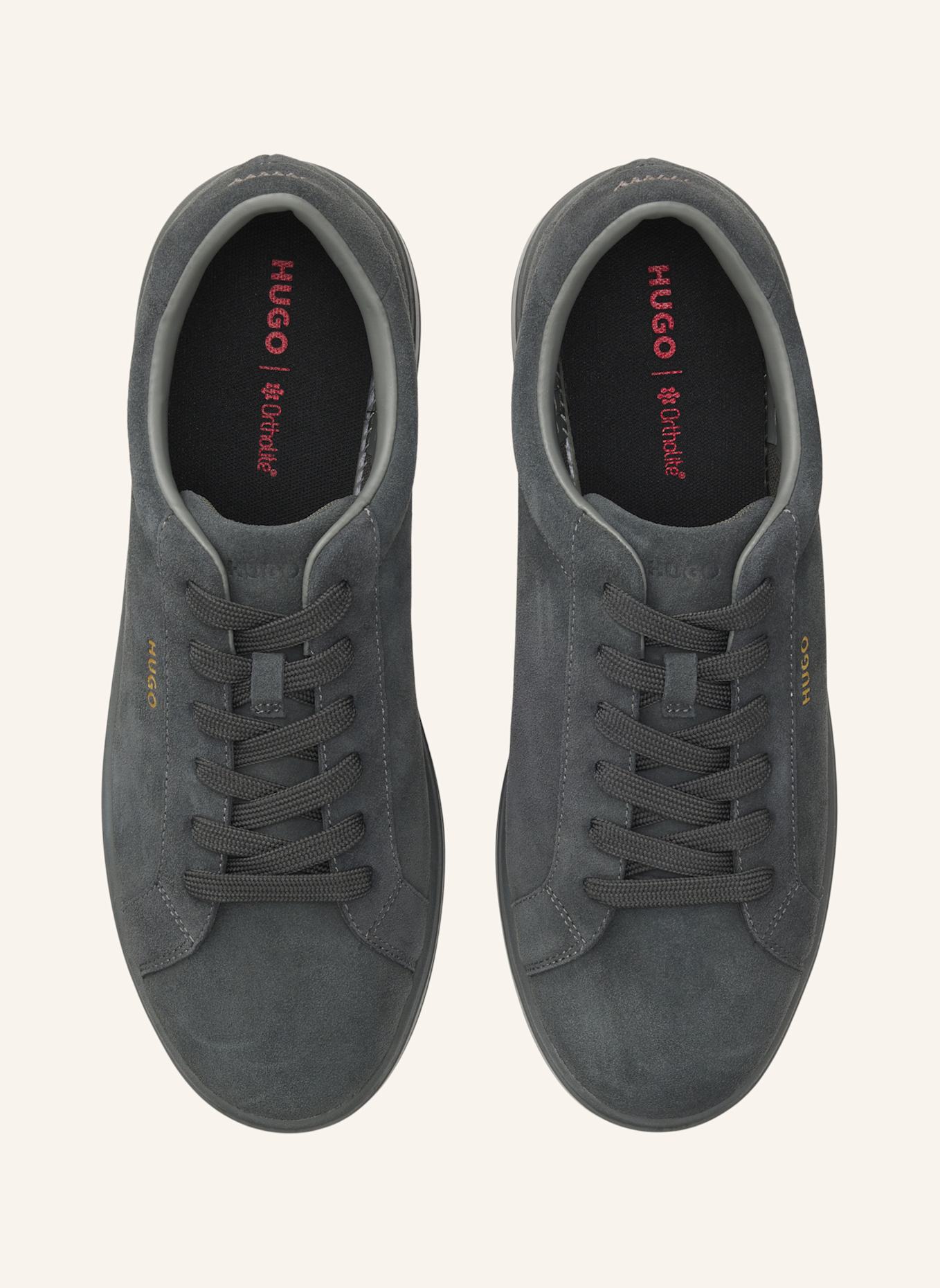 HUGO Sneaker NESTON_TENN_SD: DUNKELGRAU