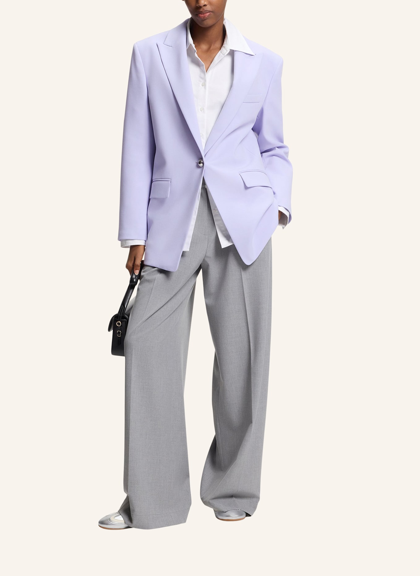 HUGO Blazer AZALI Relaxed Fit: LILA