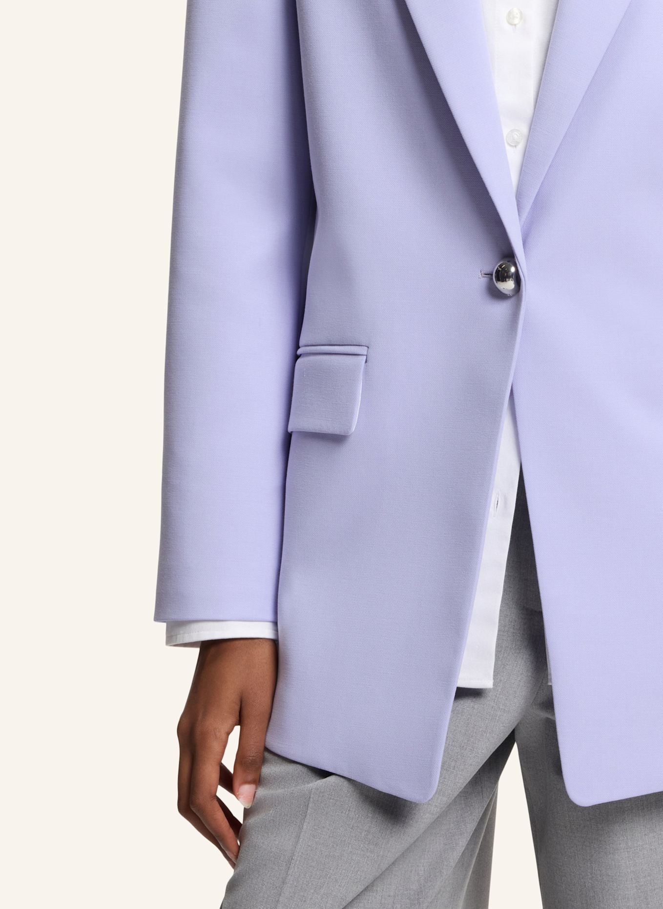 HUGO Blazer AZALI Relaxed Fit: LILA