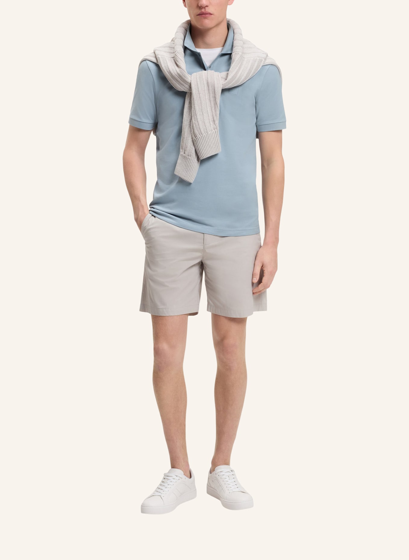 BOSS Jersey-Poloshirt PASSENGER: HELLBLAU