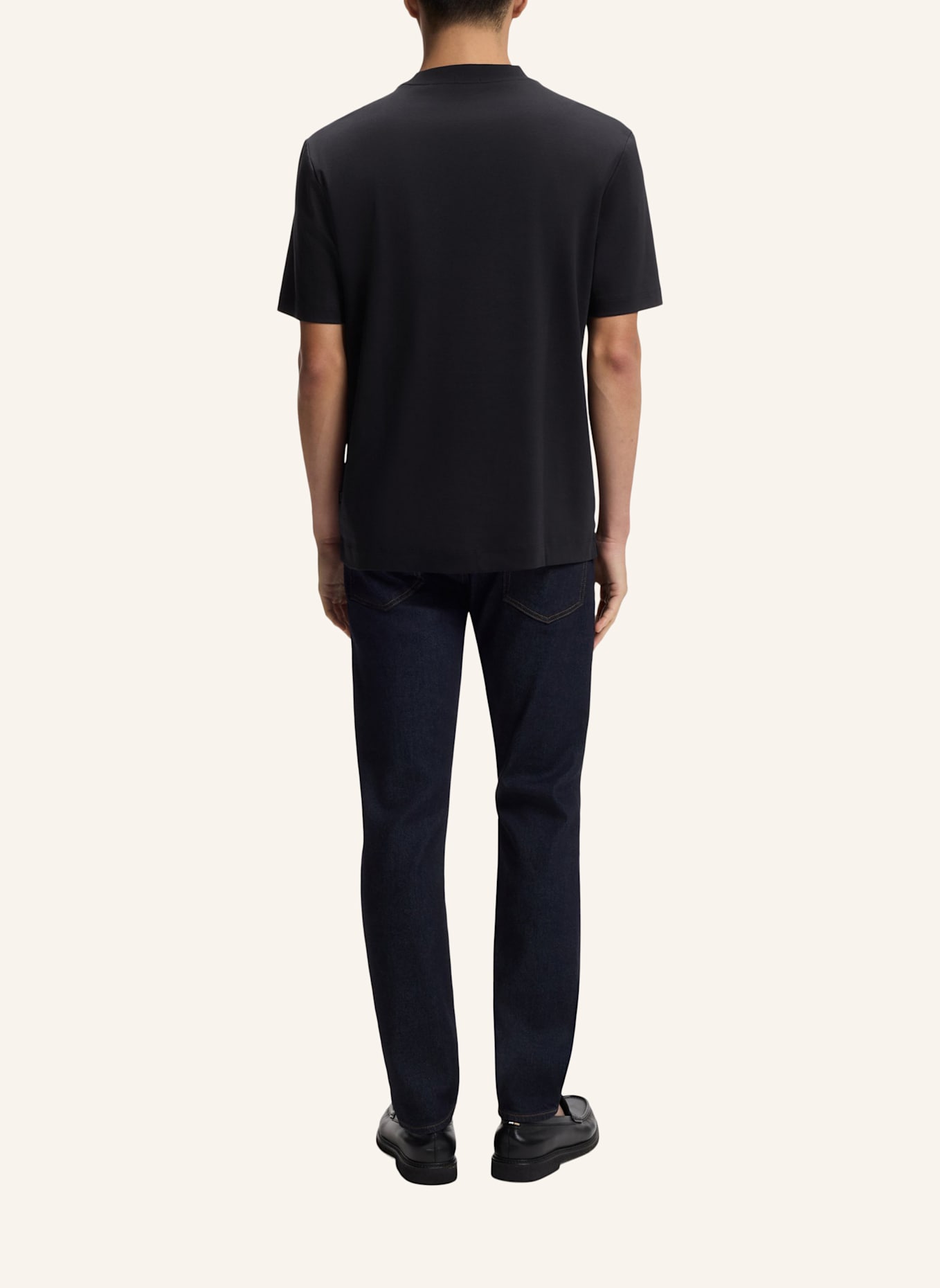 BOSS T-Shirt C-TAUT 01 Regular Fit: DUNKELBLAU