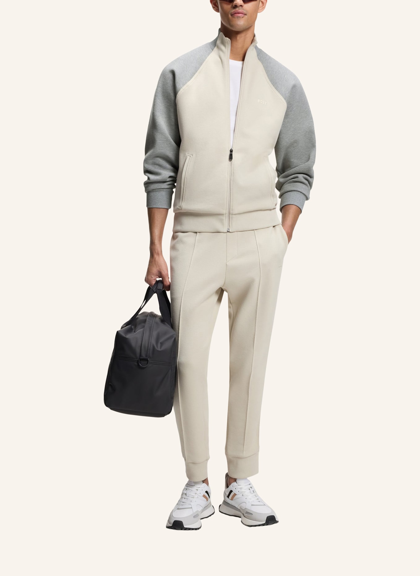 BOSS Sweatshirt SW_JOIN SKAZ Regular Fit: BEIGE