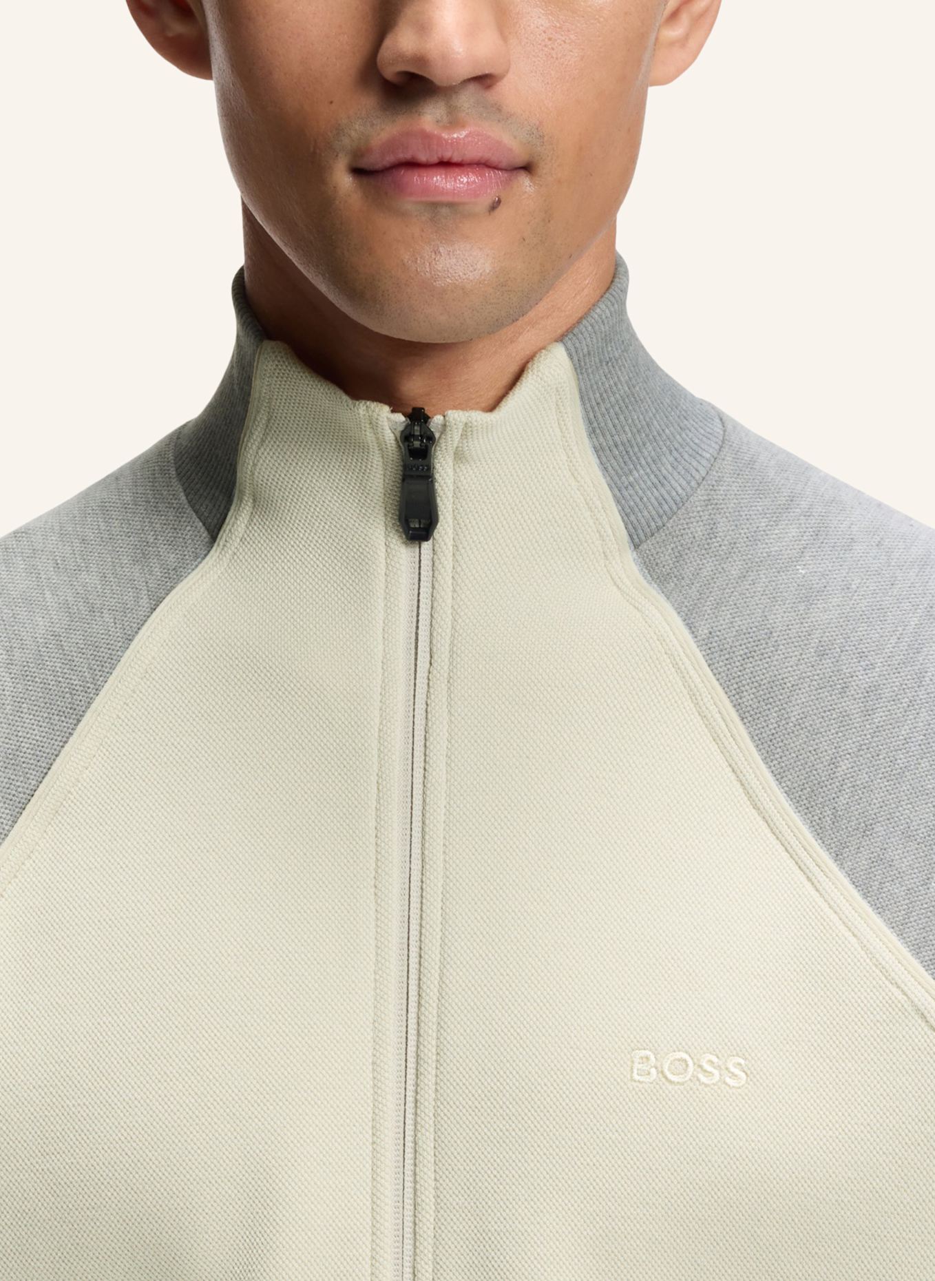 BOSS Sweatshirt SW_JOIN SKAZ Regular Fit: BEIGE