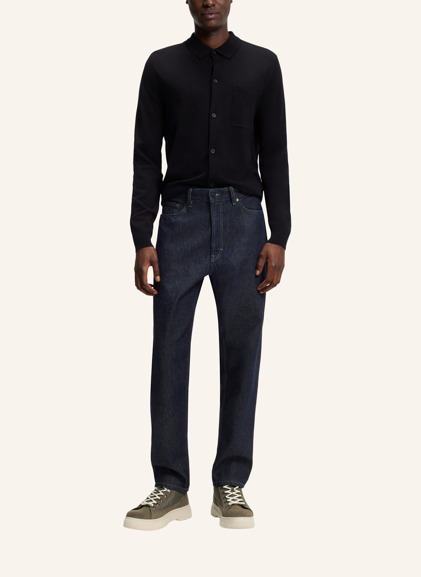 HUGO Stiefel URIAN_HALB_SDNY: GRÜN