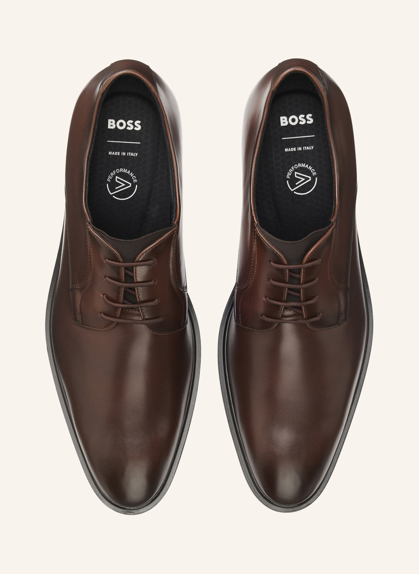 BOSS Business-Schnürschuh P-WINSLOW_DR_LTET: BRAUN