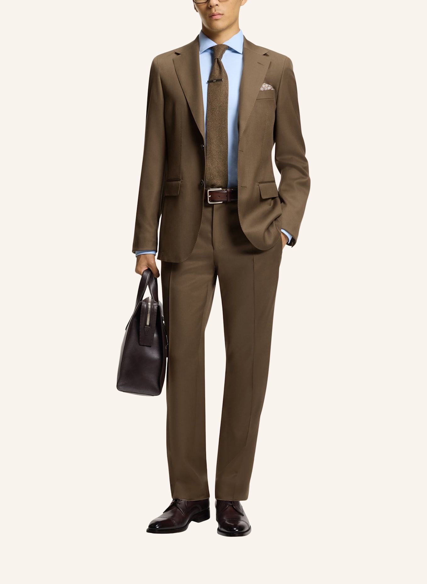 BOSS Business Hose L-LAVER-261 Regular Fit: GRÜN