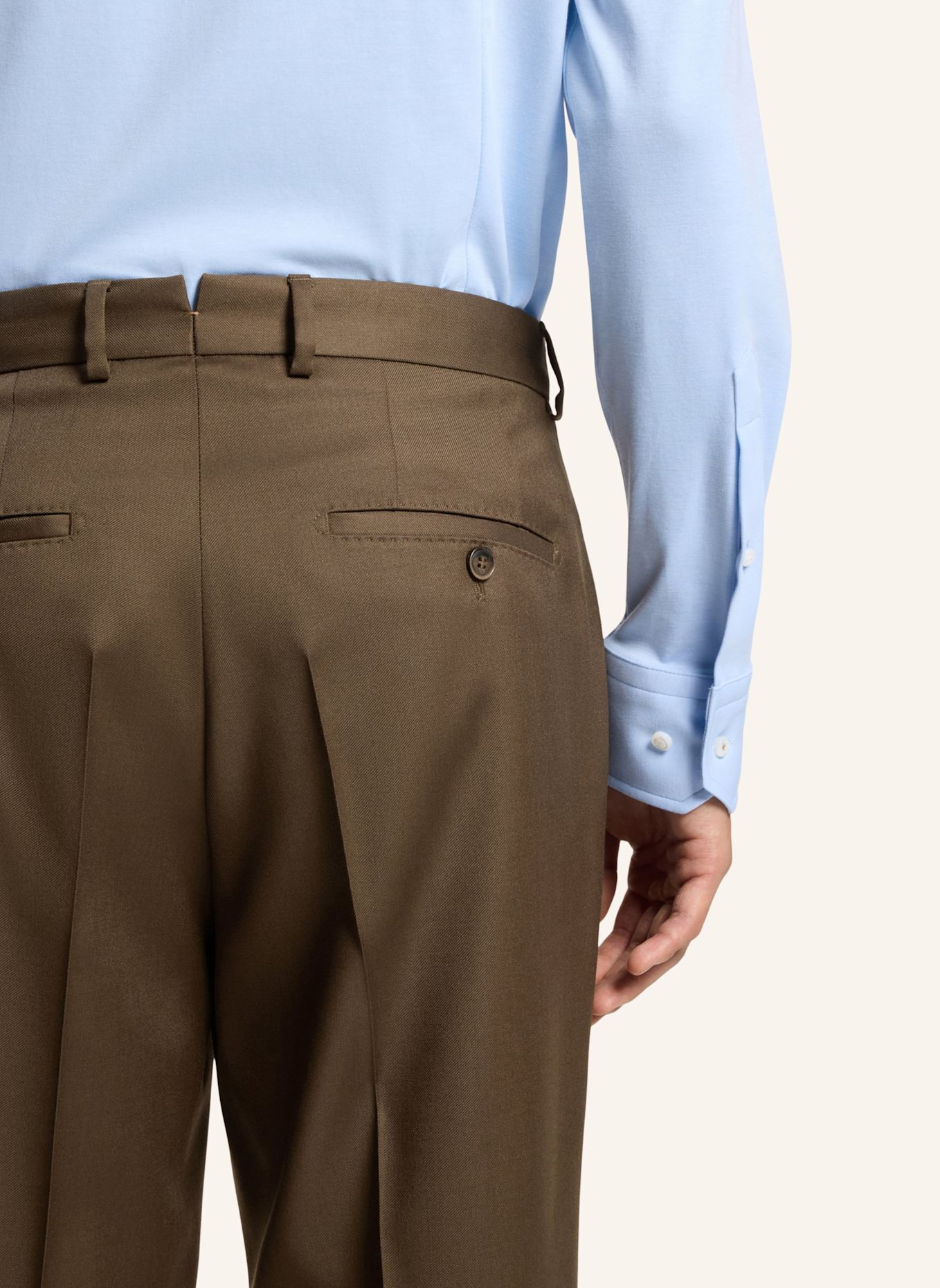 BOSS Business Hose L-LAVER-261 Regular Fit: GRÜN