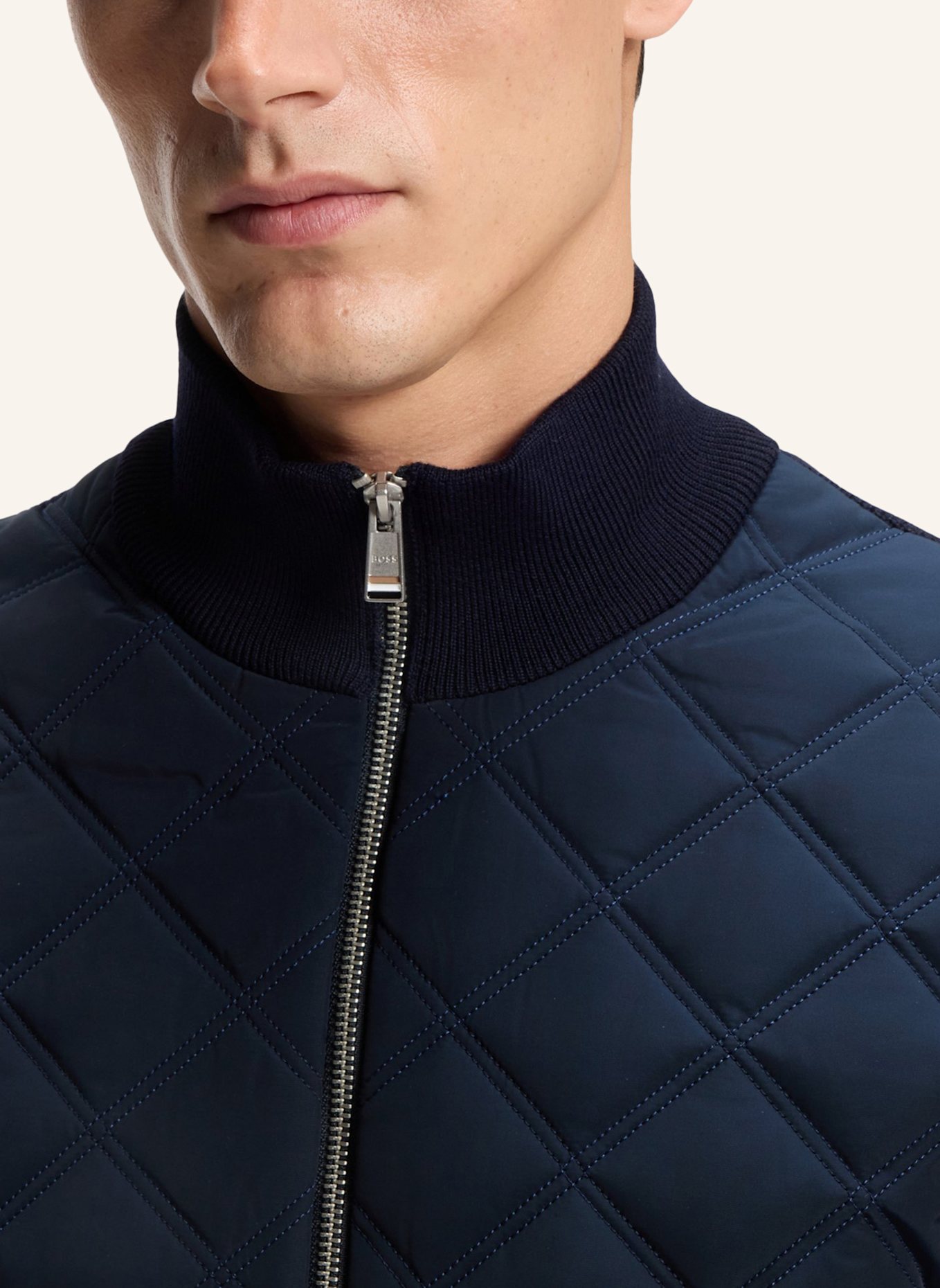 BOSS Casual Jacke C-UBON Regular Fit: DUNKELBLAU