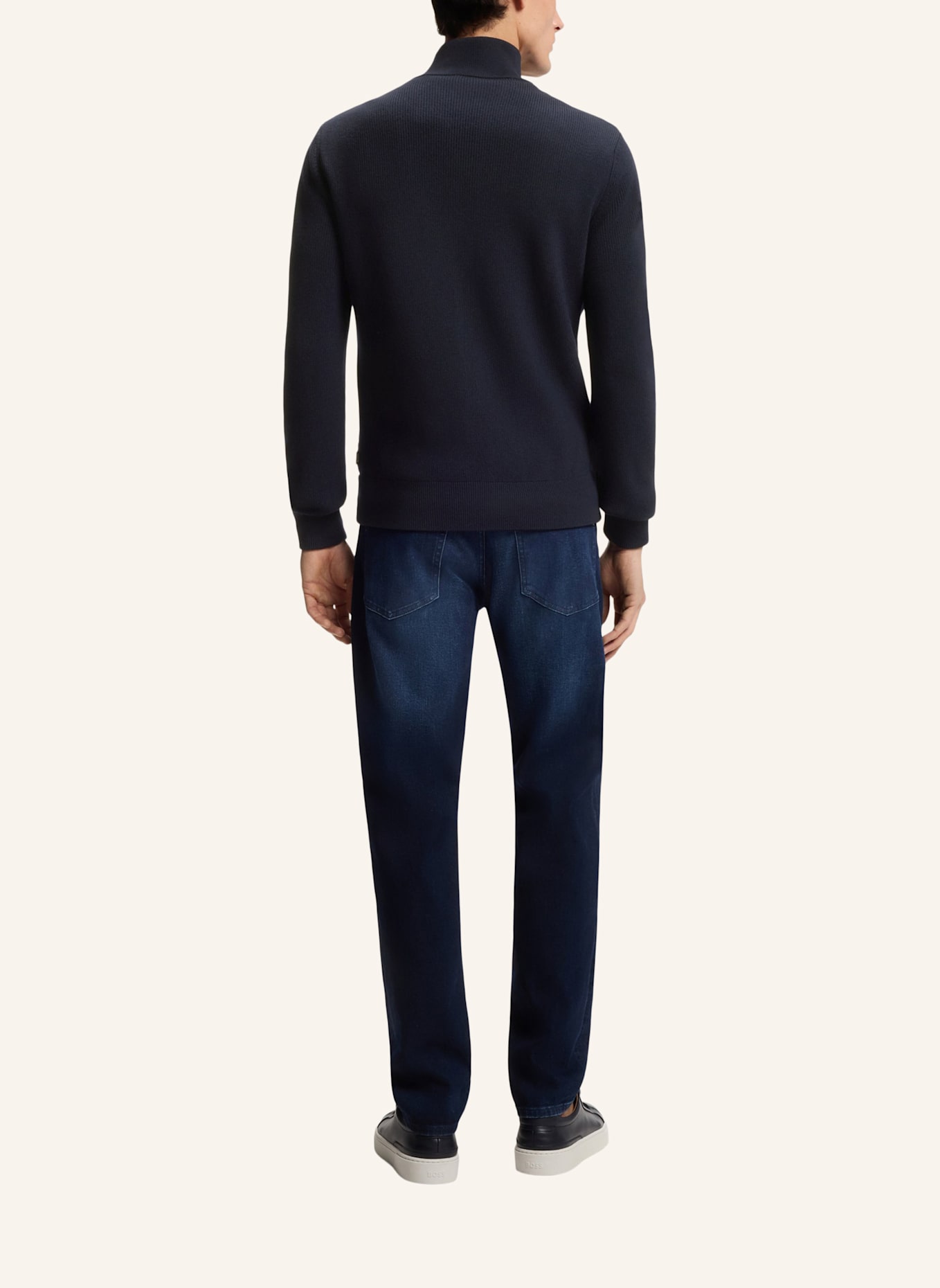 BOSS Casual Jacke C-UBON Regular Fit: DUNKELBLAU