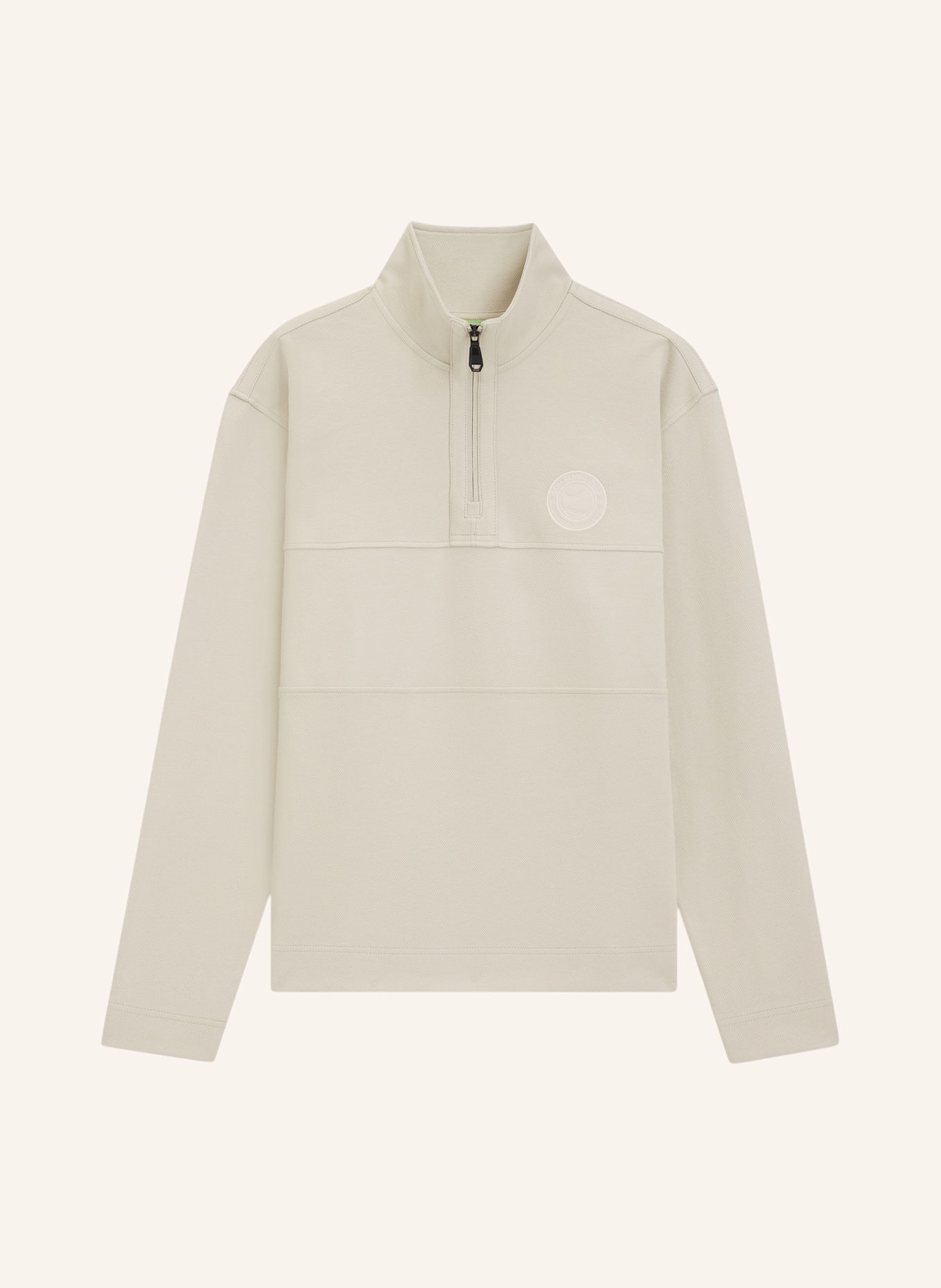 BOSS Sweatshirt SW_JOIN QZ Regular Fit: BEIGE