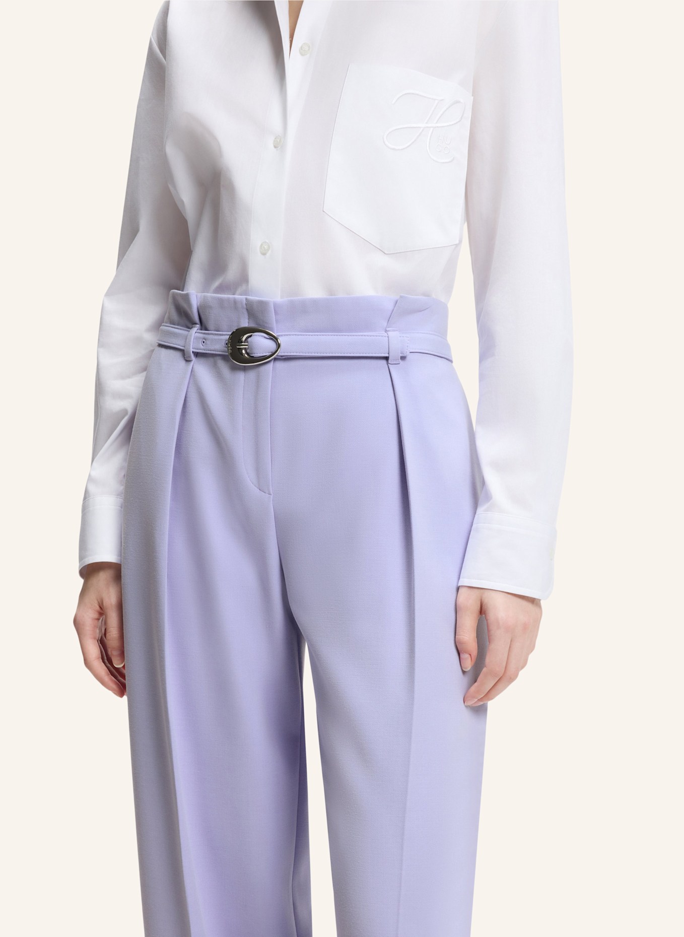 HUGO Business Hose HAMILI: LILA