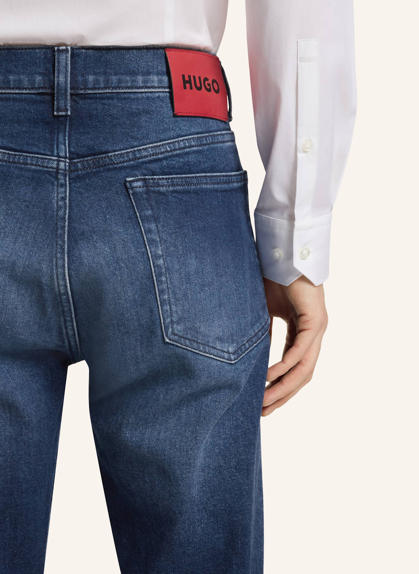 HUGO Jeans HUGO 708 Slim Fit: BLAU