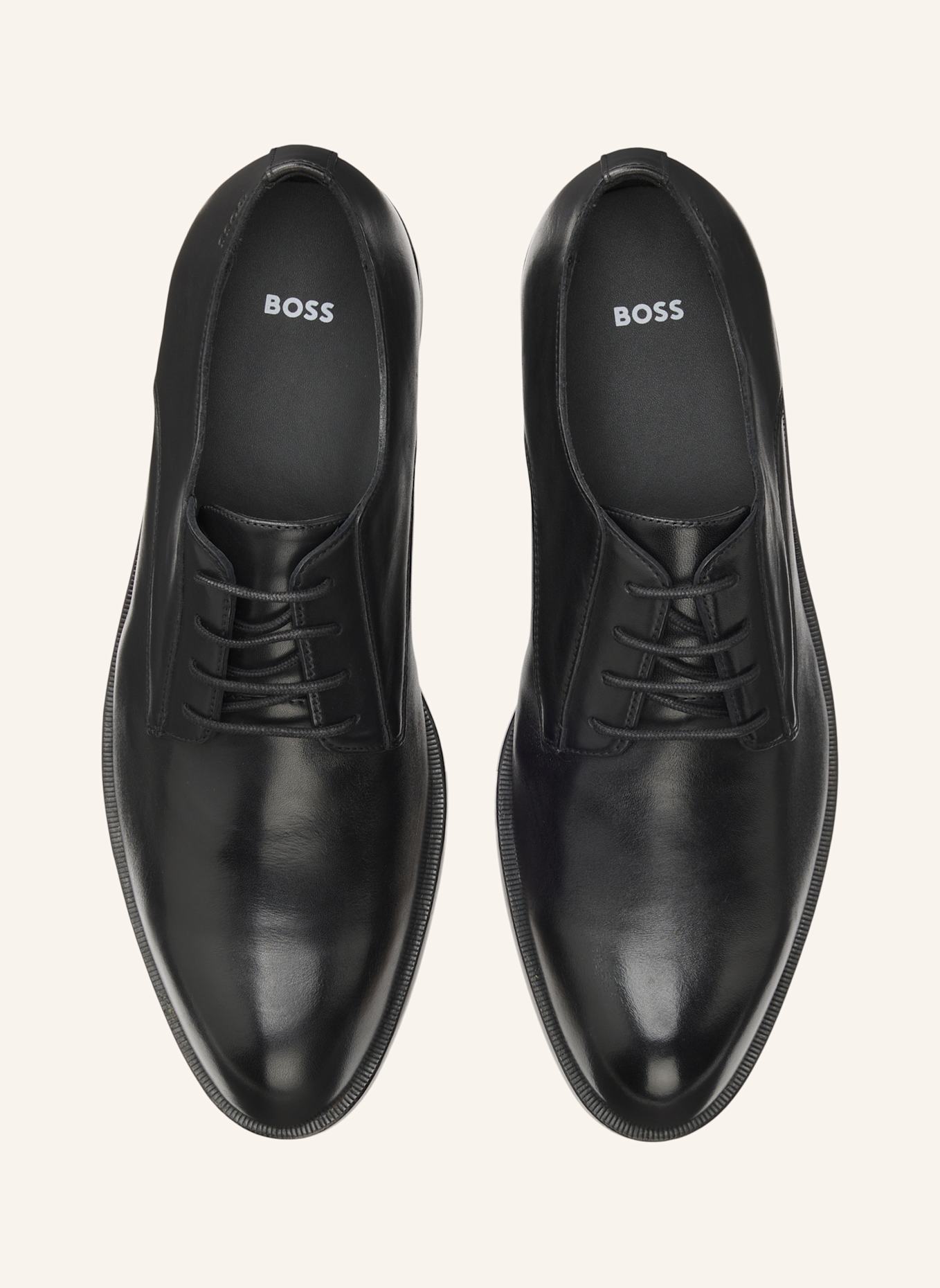 BOSS Business-Schnürschuh TAYIL-L_DERB_BUEY: SCHWARZ
