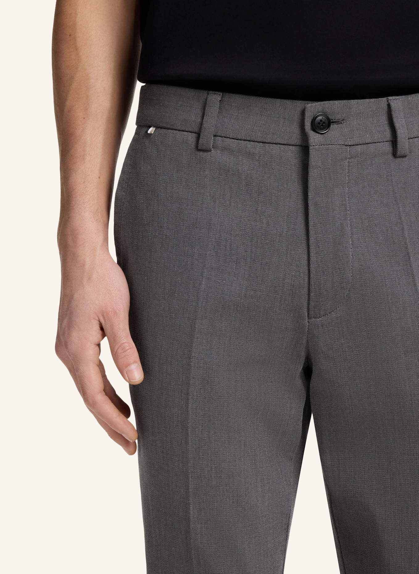 BOSS Casual Hose H-KAITON1 Slim Fit: SCHWARZ