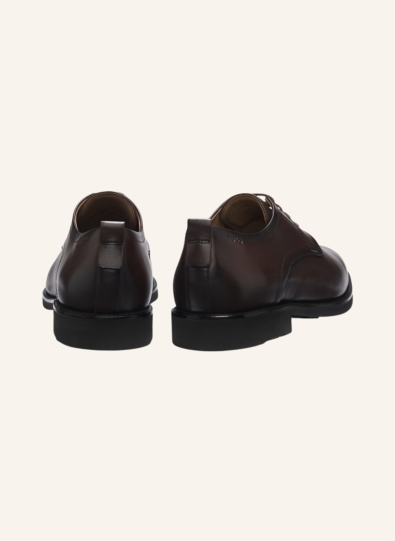 HUGO Business-Schnürschuh GINSBY_DERB_PLLT: DUNKELBRAUN