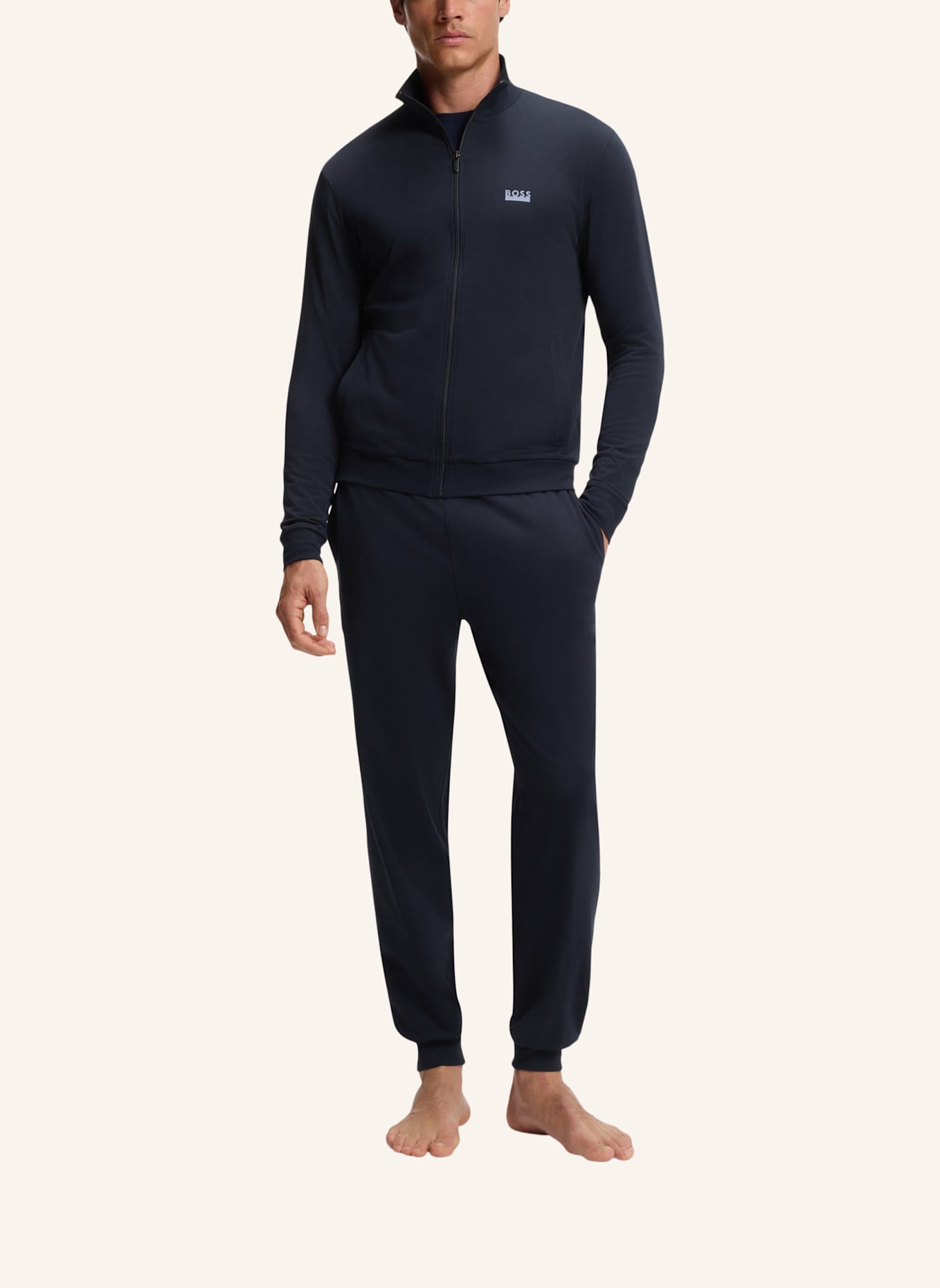 BOSS Loungewear Set 365 LONG SET Regular Fit: DUNKELBLAU