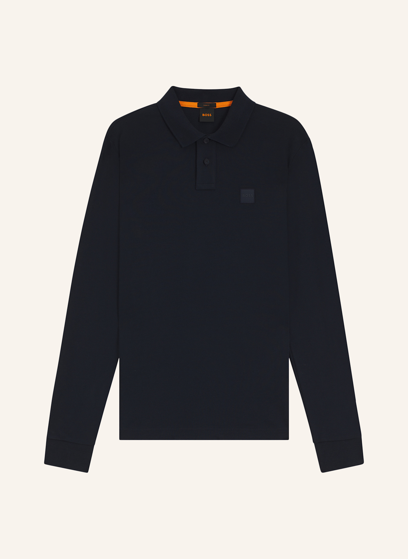 BOSS Piqué-Poloshirt PASSERBY Slim Fit: DUNKELBLAU