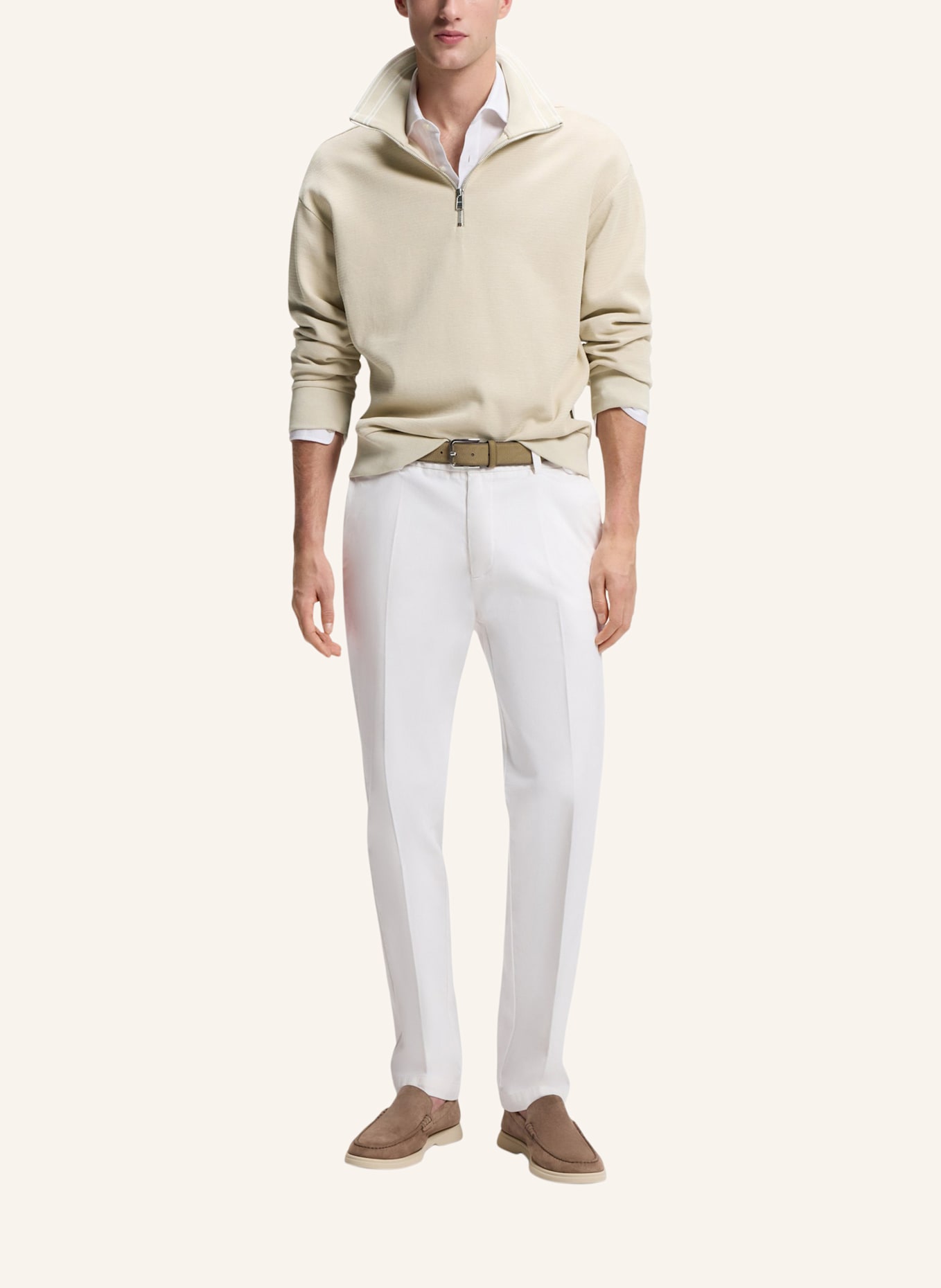 BOSS Sweatshirt C-SEIDLER 47 Regular Fit: BEIGE