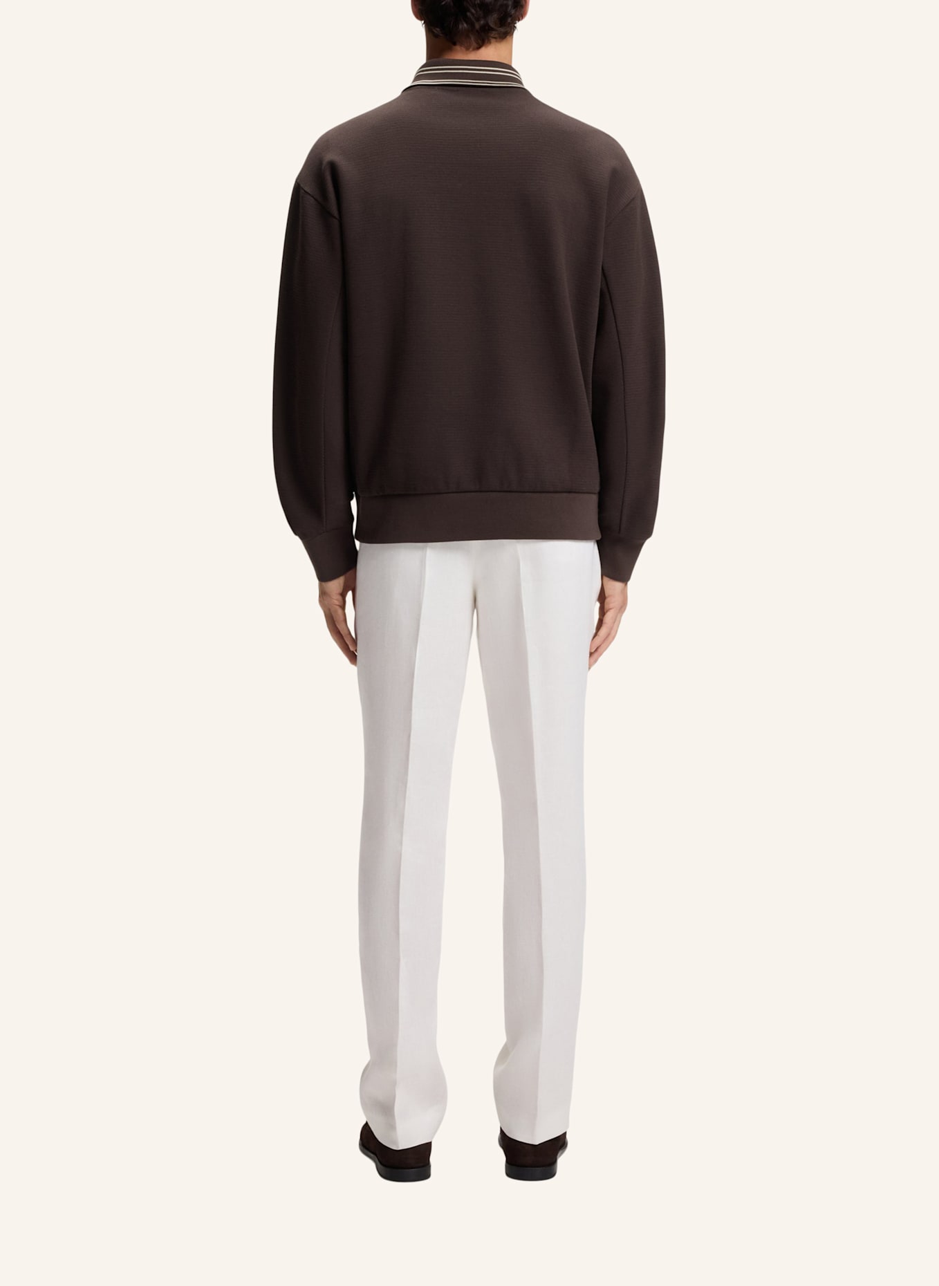 BOSS Sweatshirt C-SEIDLER 47 Regular Fit: DUNKELBRAUN