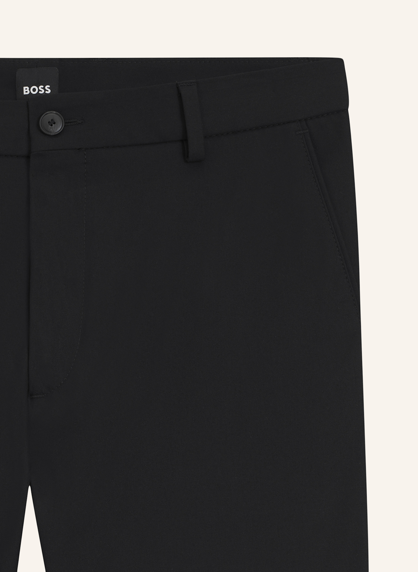BOSS Casual Hose P-KANE1-ZIP: SCHWARZ