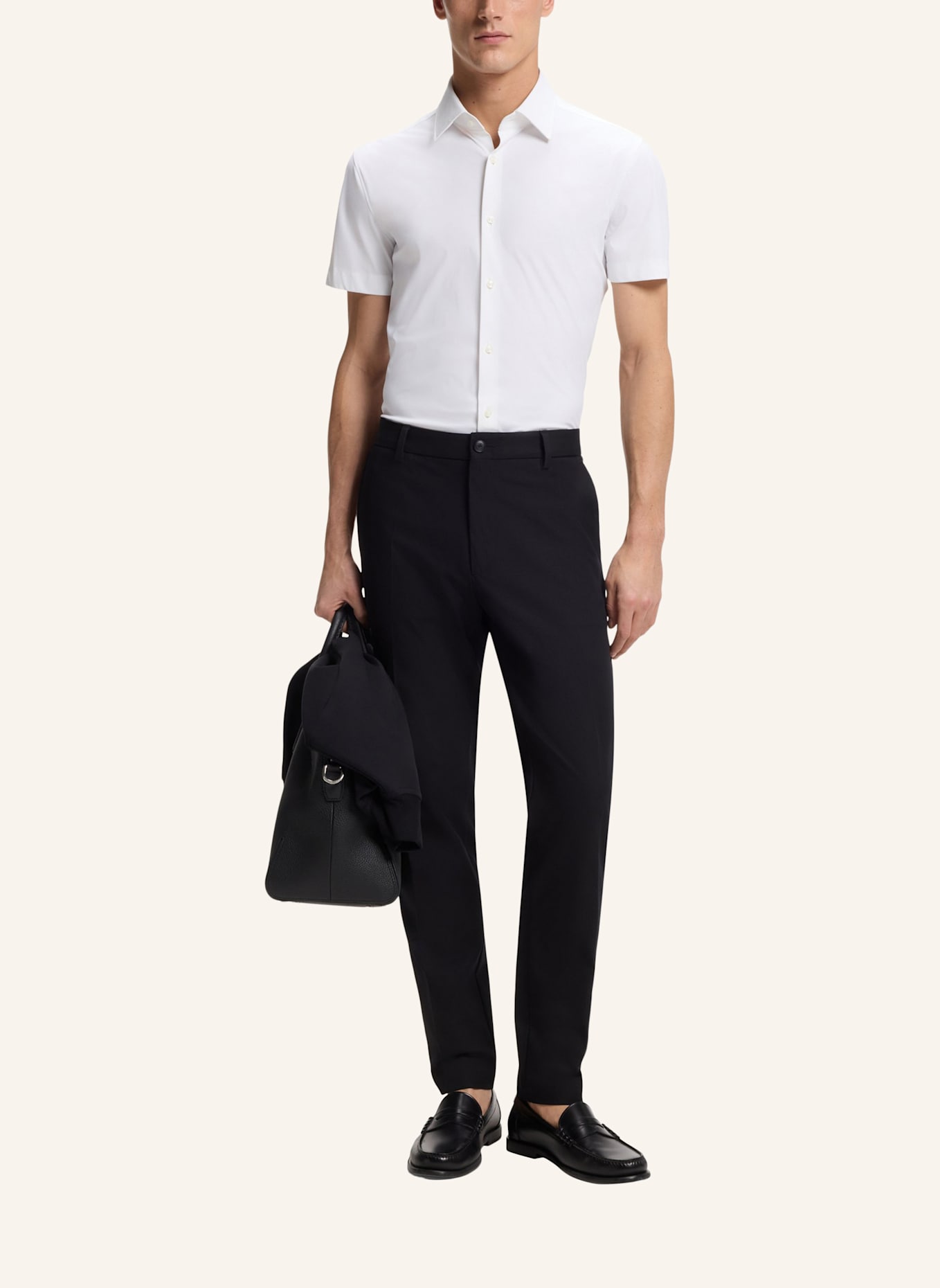 BOSS Business Hemd  P-HANK-K-SH-262 Slim Fit: WEISS