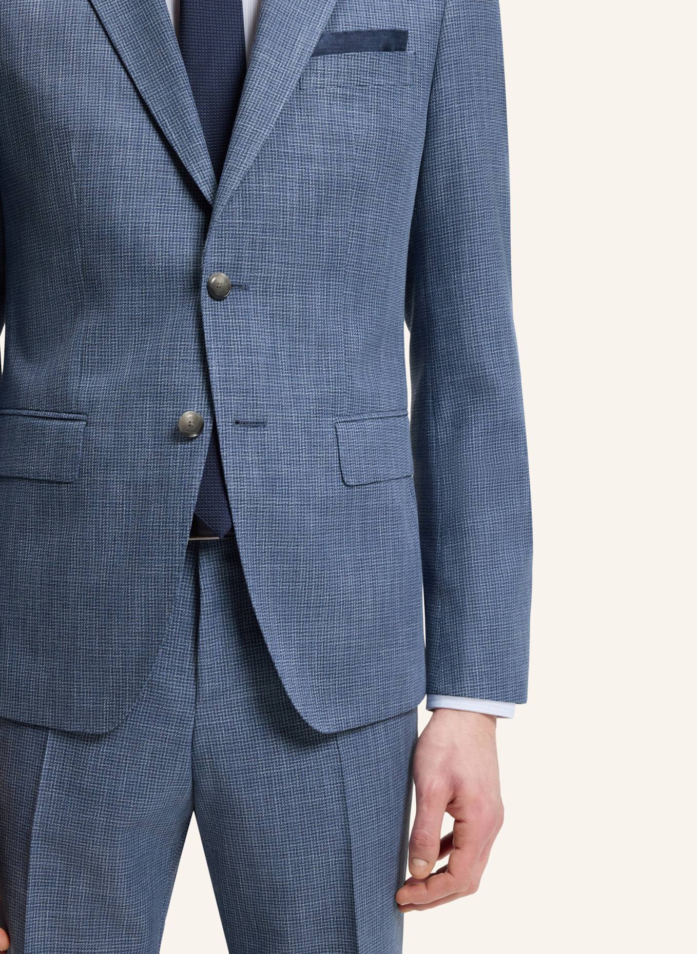 BOSS Business Anzug H-HUGE-2PCS-253 Slim Fit: HELLBLAU