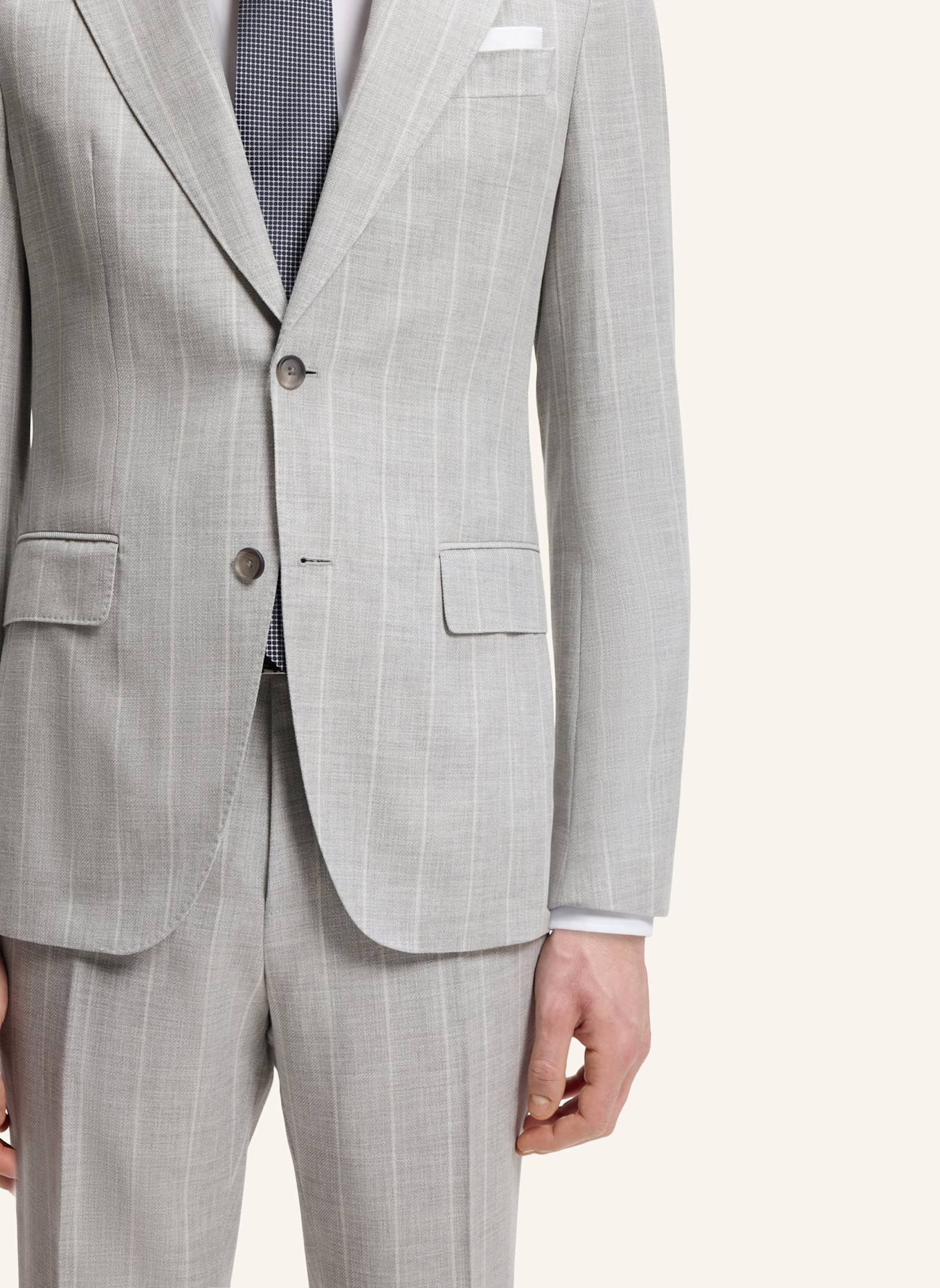 BOSS Business Anzug C-HUGE-2PCS-PK-261 Slim Fit: HELLGRAU
