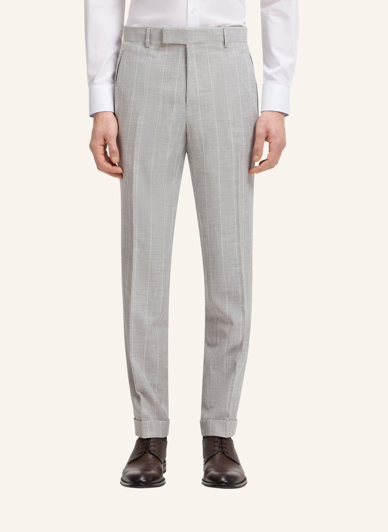 BOSS Business Anzug C-HUGE-2PCS-PK-261 Slim Fit: HELLGRAU