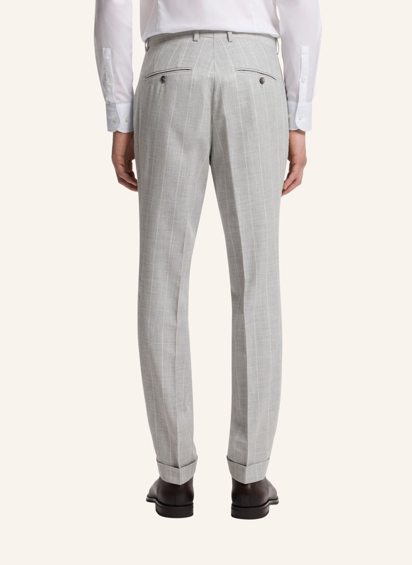 BOSS Business Anzug C-HUGE-2PCS-PK-261 Slim Fit: HELLGRAU