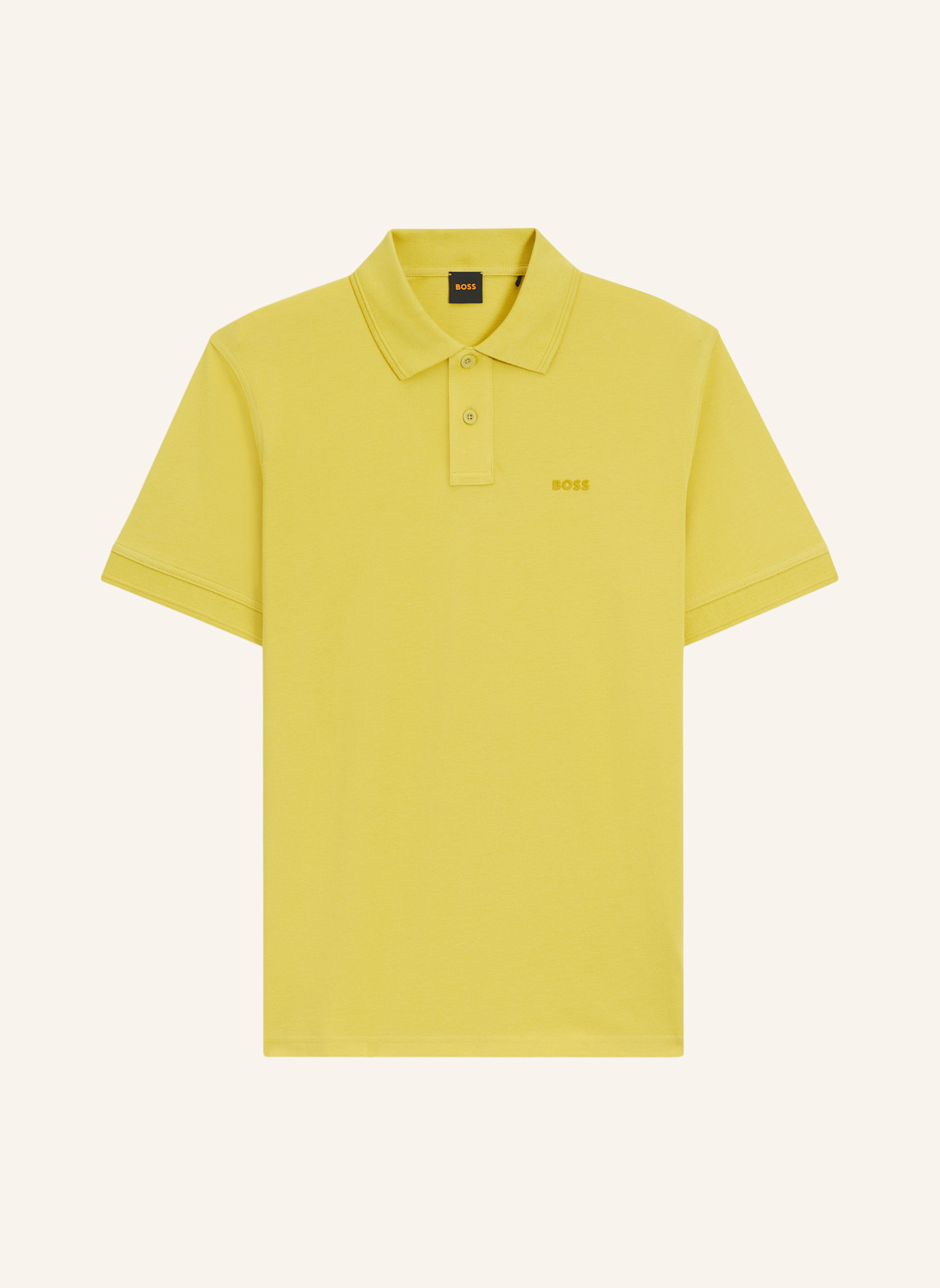 BOSS Piqué-Poloshirt PRIME: GELB