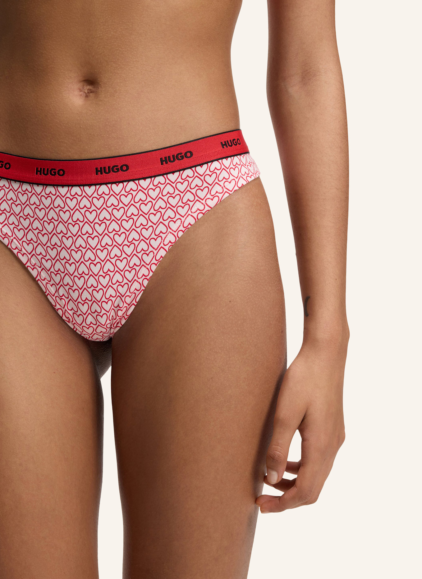 HUGO Slip TRIPLET THONG DESIGN: ROSA