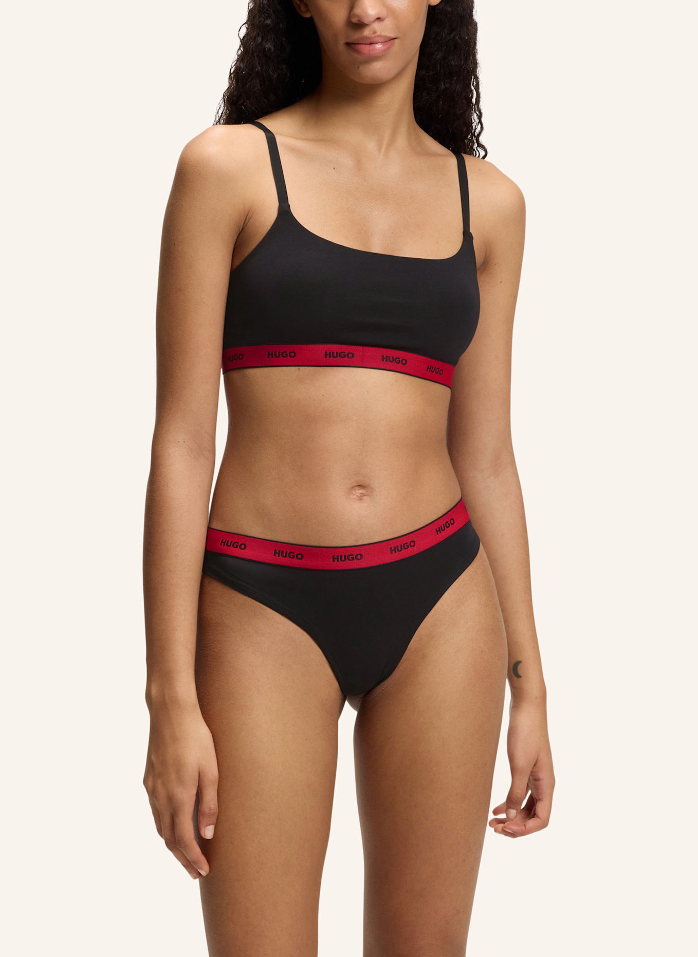 HUGO Slip TRIPLET THONG DESIGN: ROSA