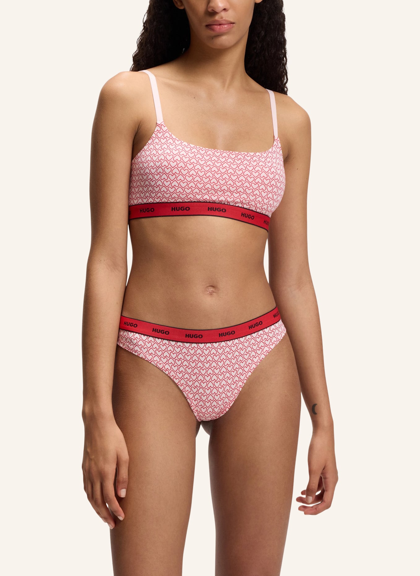 HUGO Slip TRIPLET THONG DESIGN: ROSA