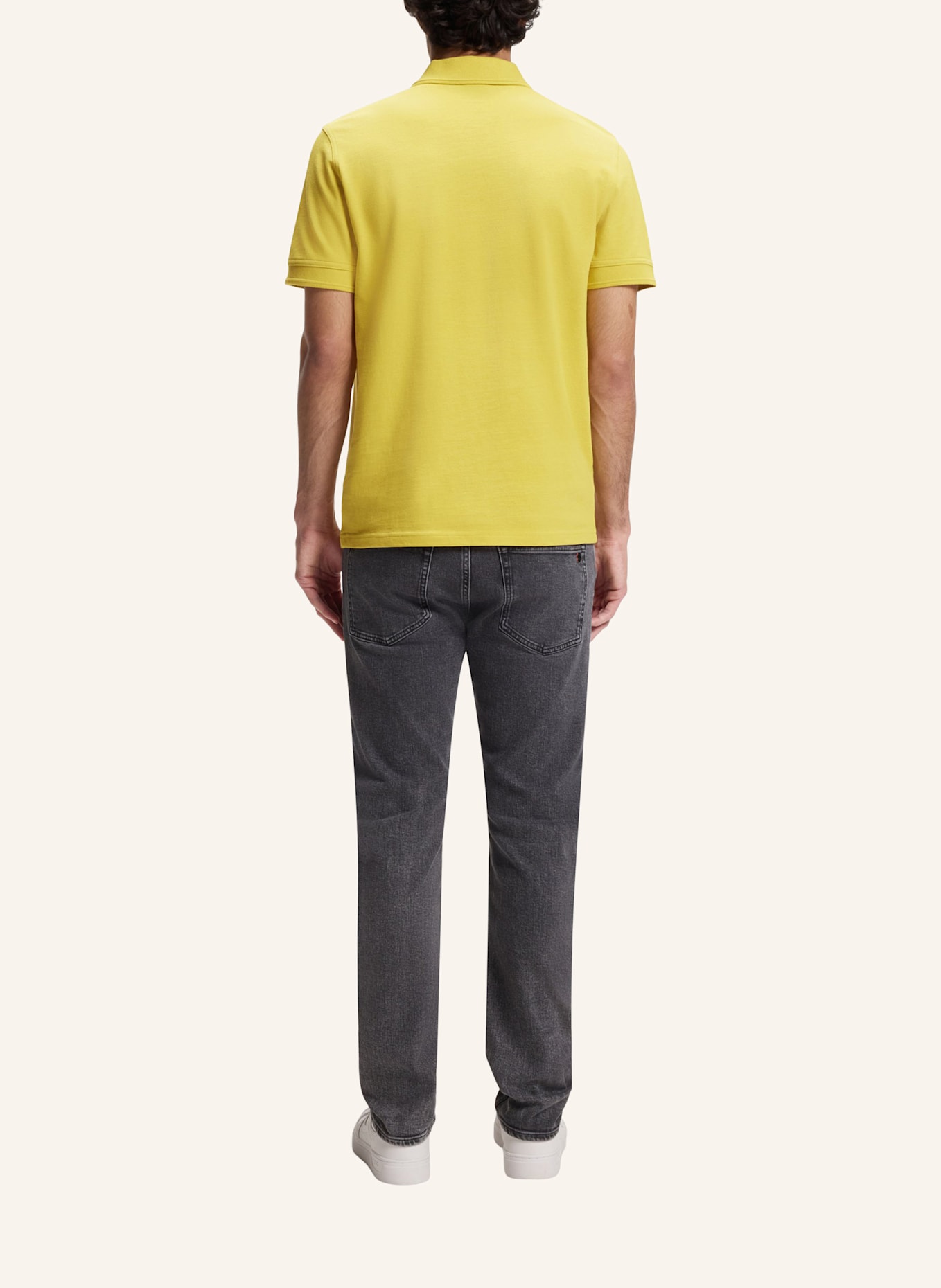 BOSS Piqué-Poloshirt PRIME: GELB