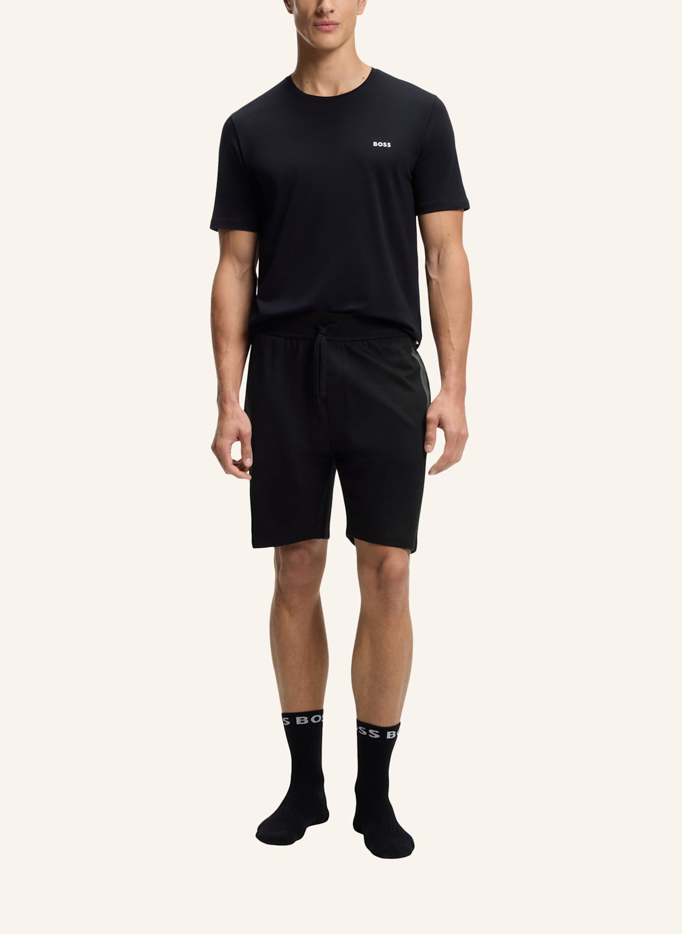 BOSS Loungewear Unterteil AUTHENTIC SHORTS: SCHWARZ