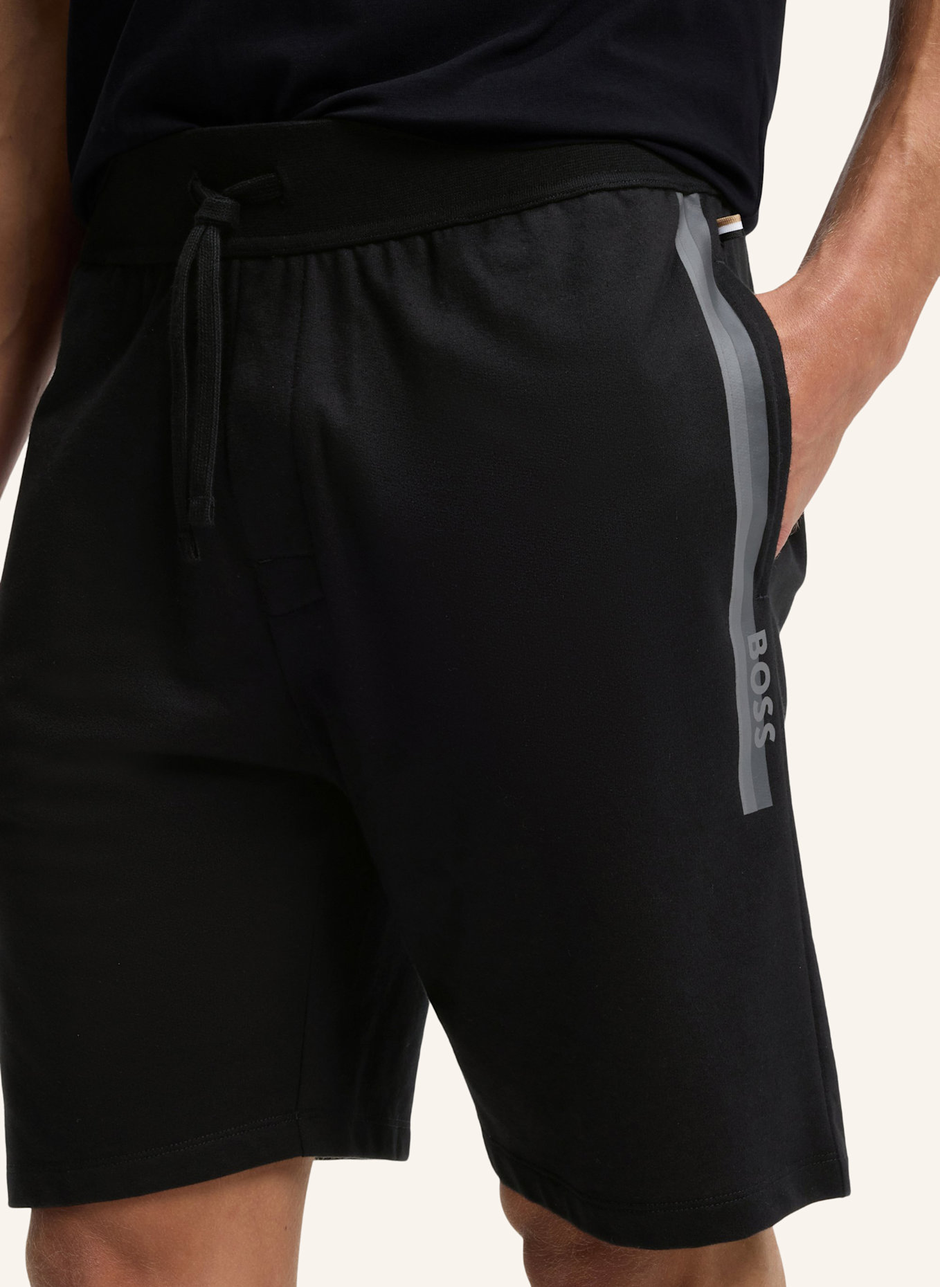 BOSS Loungewear Unterteil AUTHENTIC SHORTS: SCHWARZ