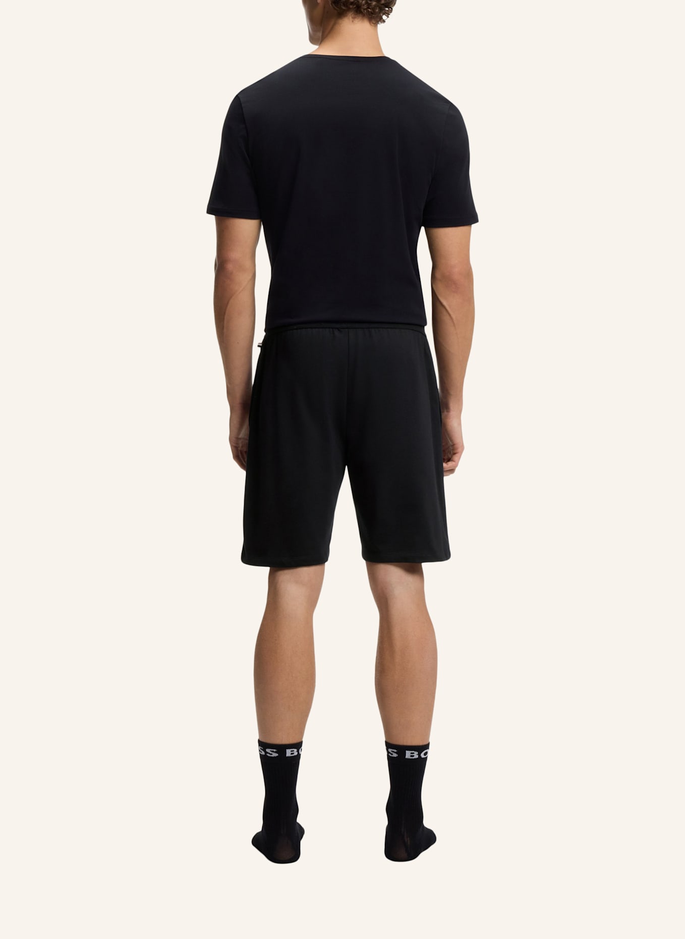BOSS Loungewear Unterteil AUTHENTIC SHORTS: SCHWARZ