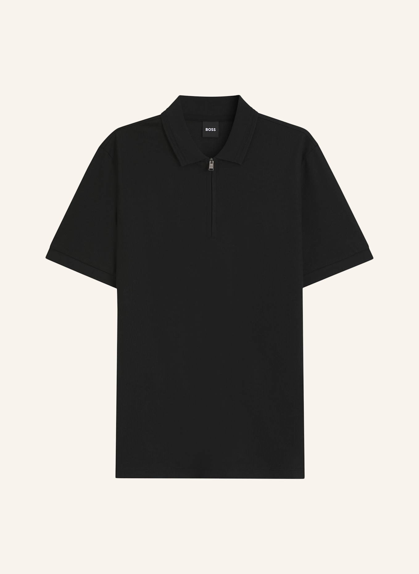 BOSS Poloshirt H-PARAS 70 Regular Fit: SCHWARZ