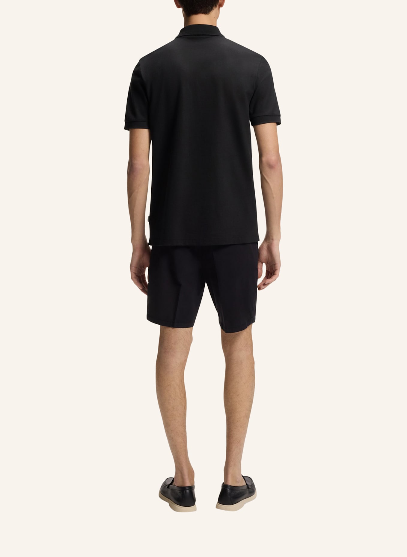 BOSS Poloshirt H-PARAS 70 Regular Fit: SCHWARZ