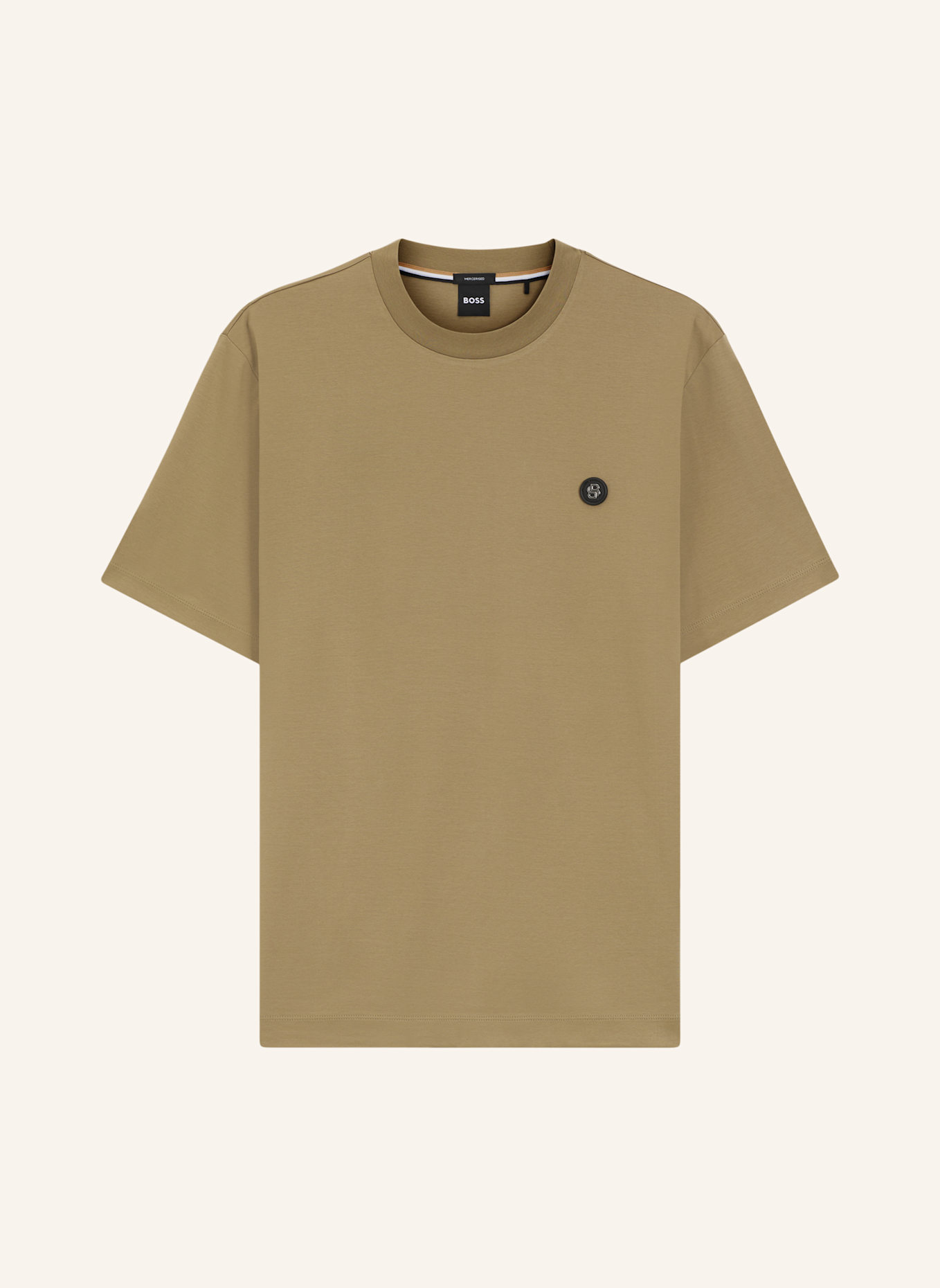 BOSS T-Shirt C-TAUT 01 Regular Fit: KHAKI