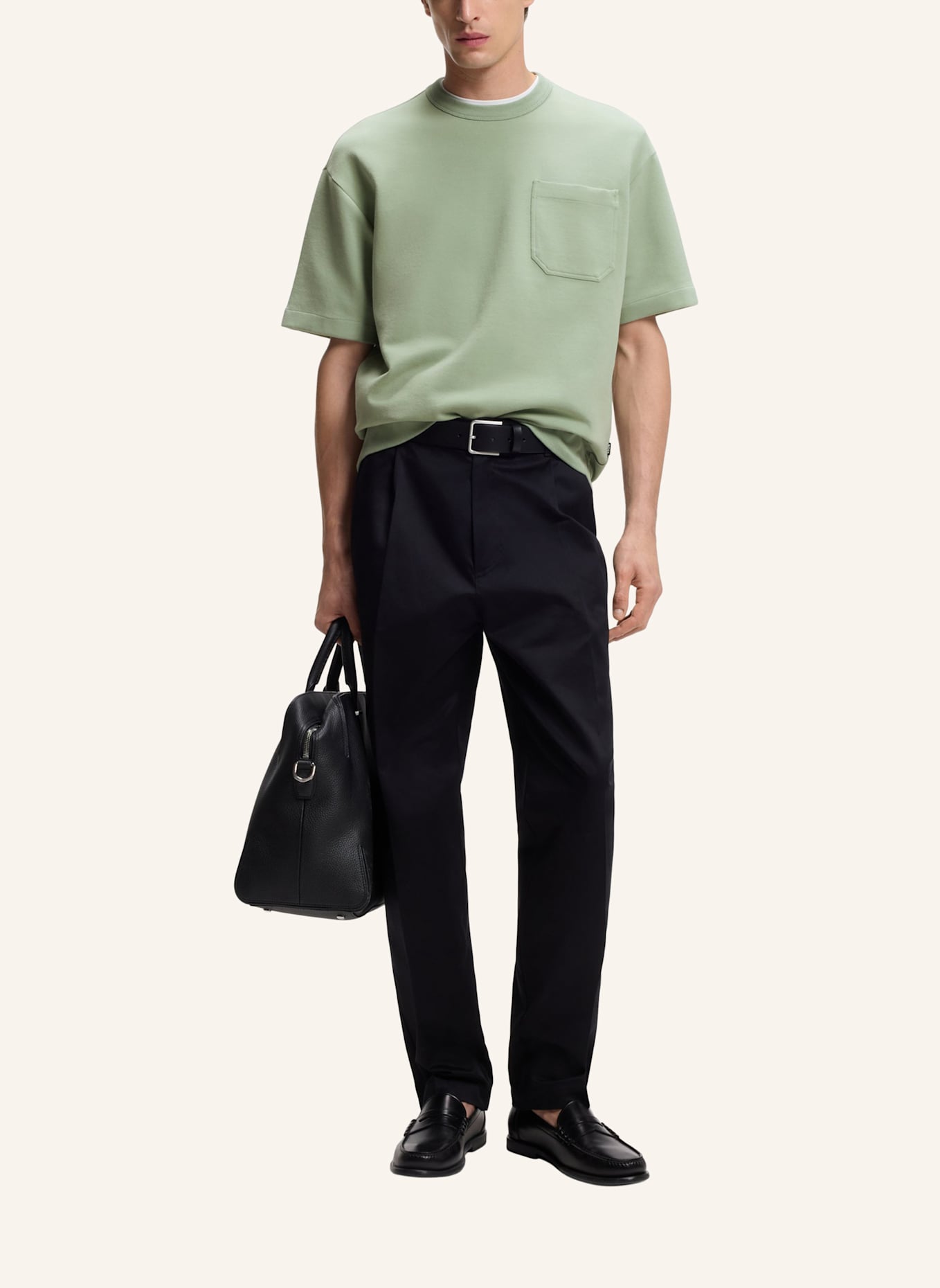 BOSS T-Shirt C-TAMES 32 Regular Fit: GRÜN