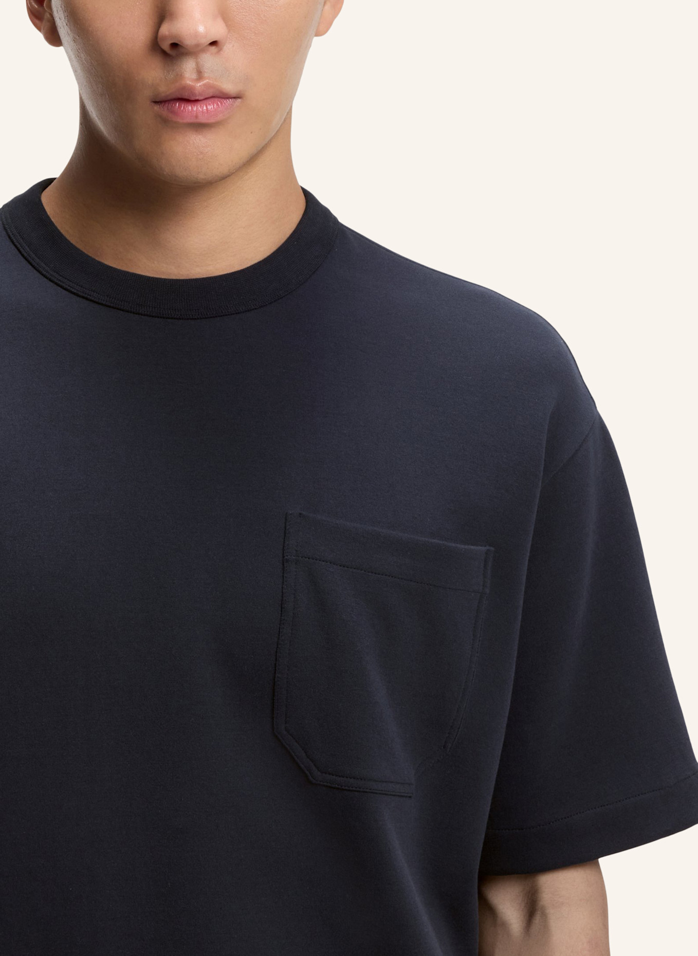 BOSS T-Shirt C-TAMES 32 Regular Fit: DUNKELBLAU